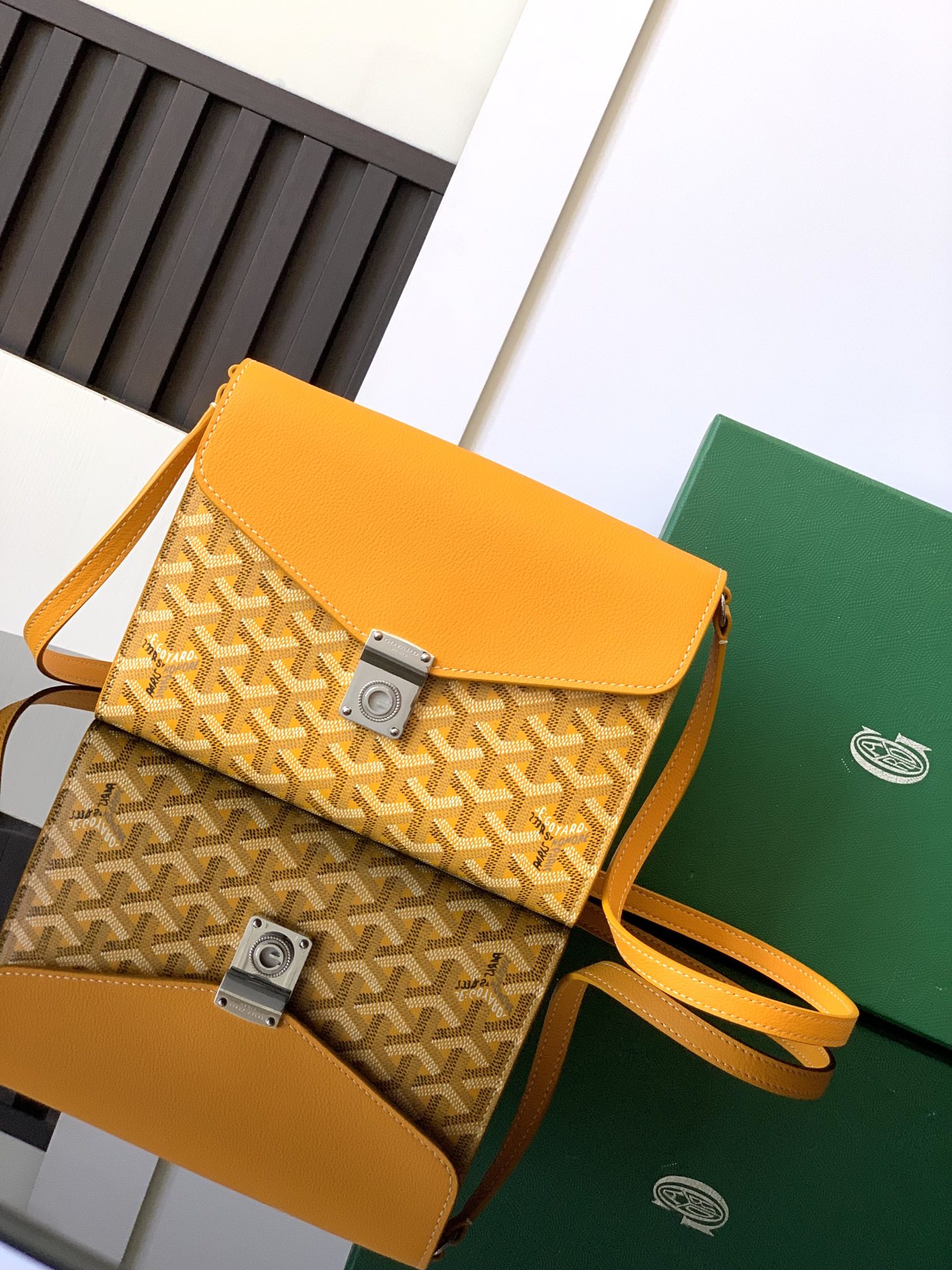 Goyard Chypre Wallet-Pouch Yellow