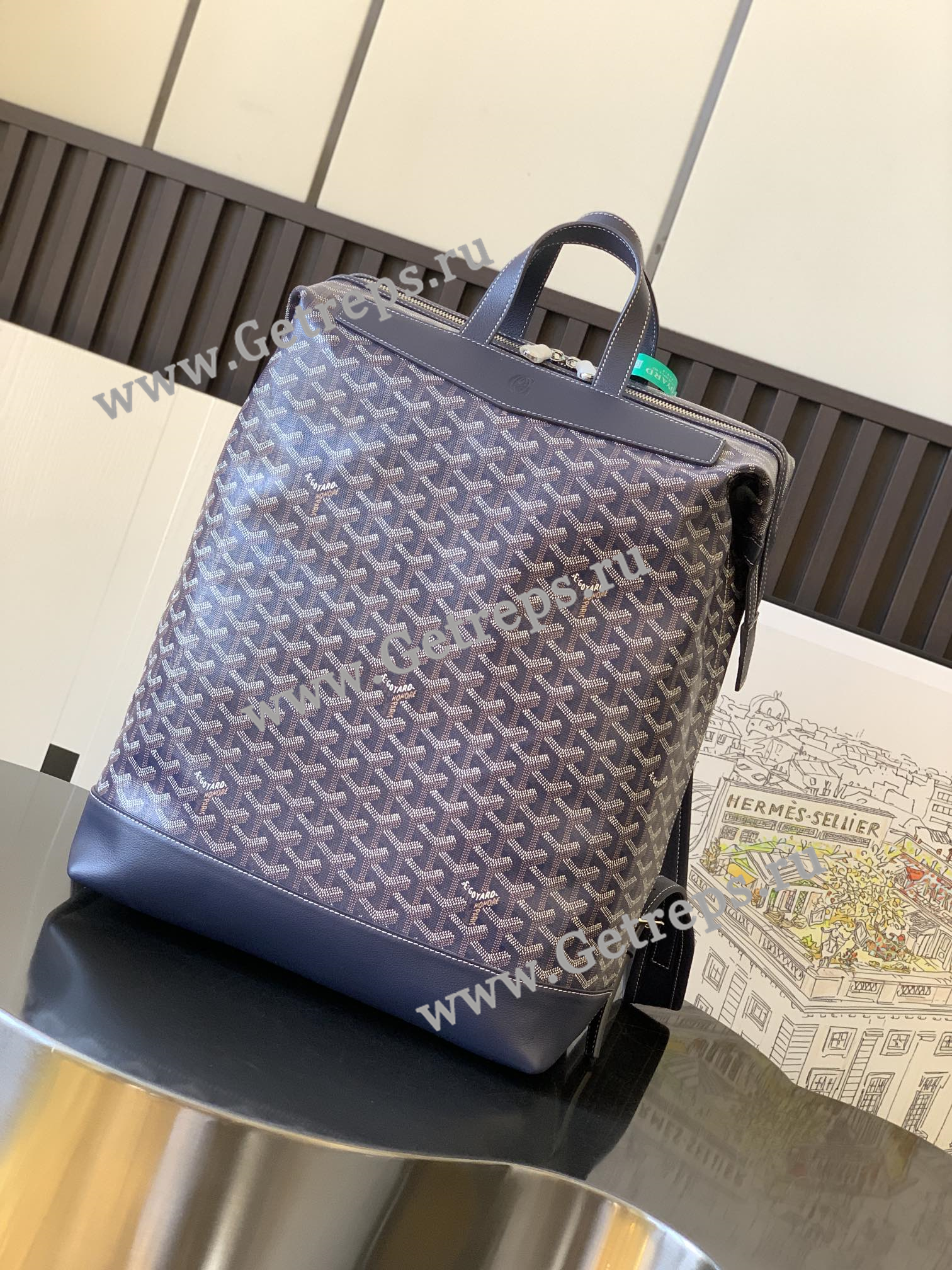 Goyard Cisalpin Backpack Blue