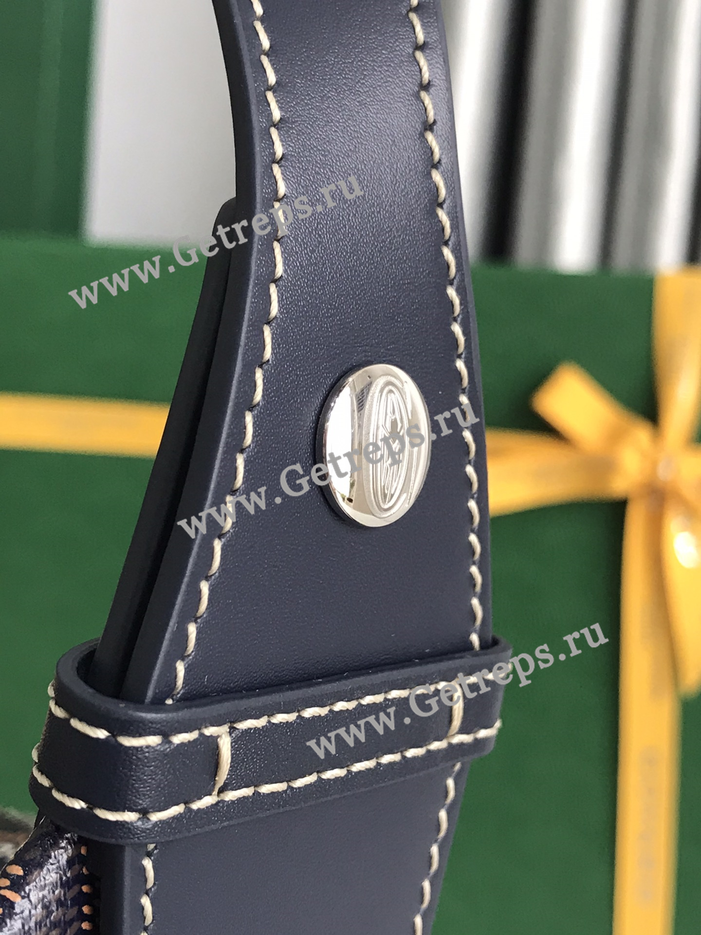 Goyard Cosmetic Bag Grey and Black