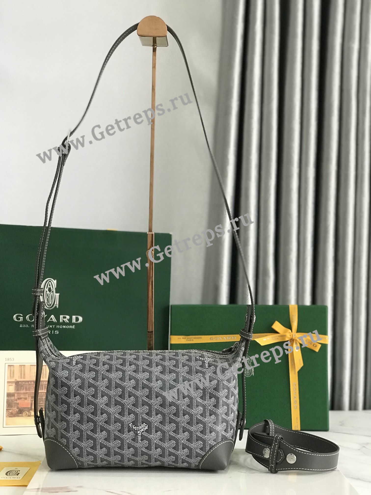 Goyard Cosmetic Bag Grey