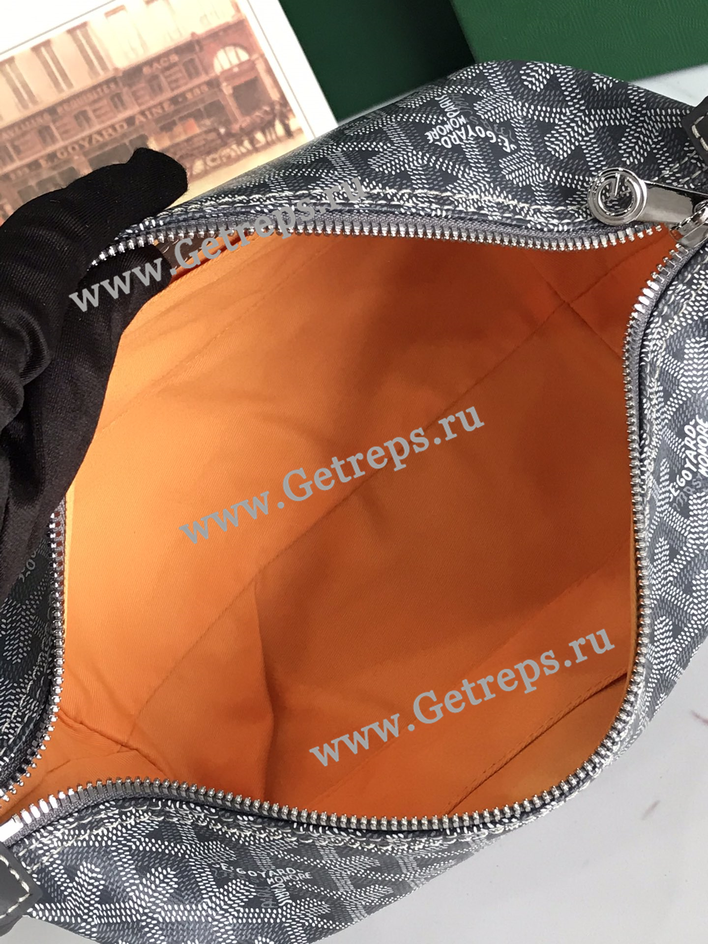 Goyard Cosmetic Bag Grey