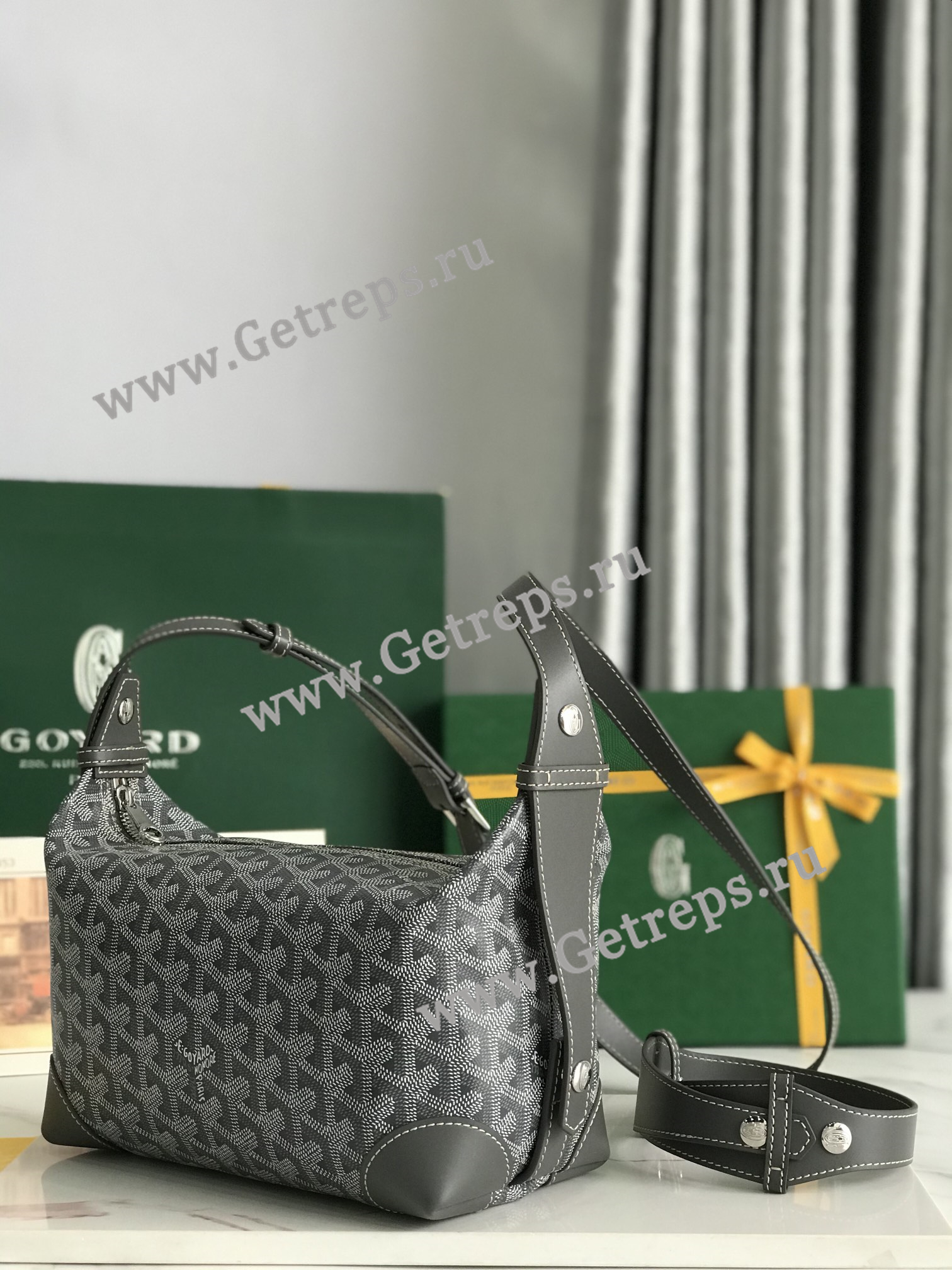 Goyard Cosmetic Bag Grey