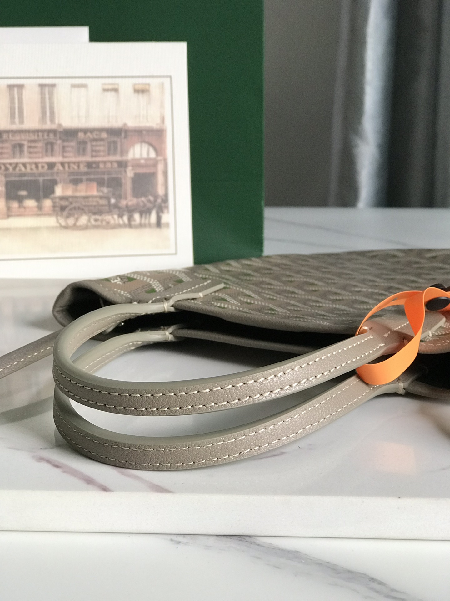 Goyard Goyard Poitiers Claire-Voie Bag Khaki and Grege