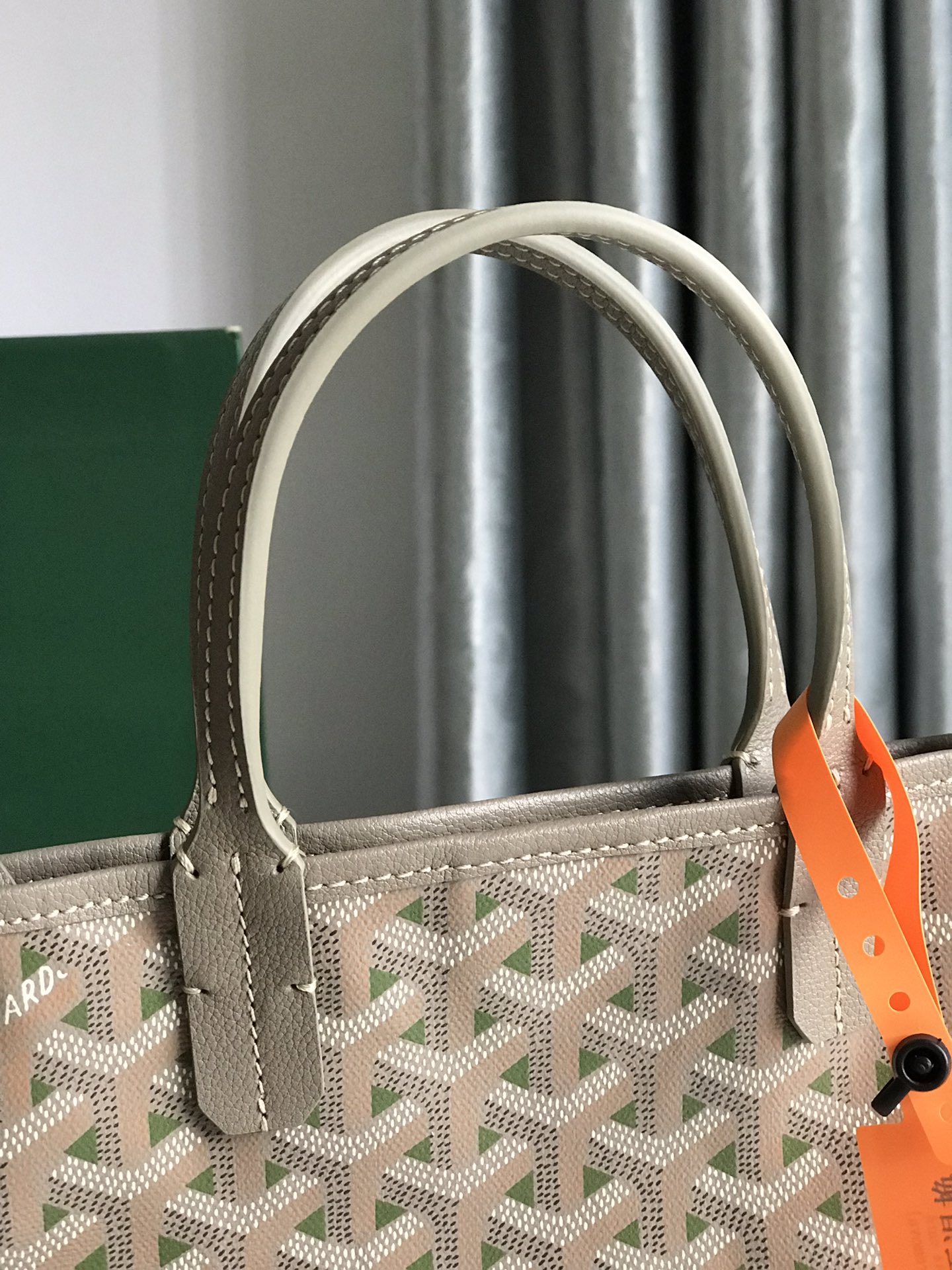 Goyard Goyard Poitiers Claire-Voie Bag Khaki and Grege