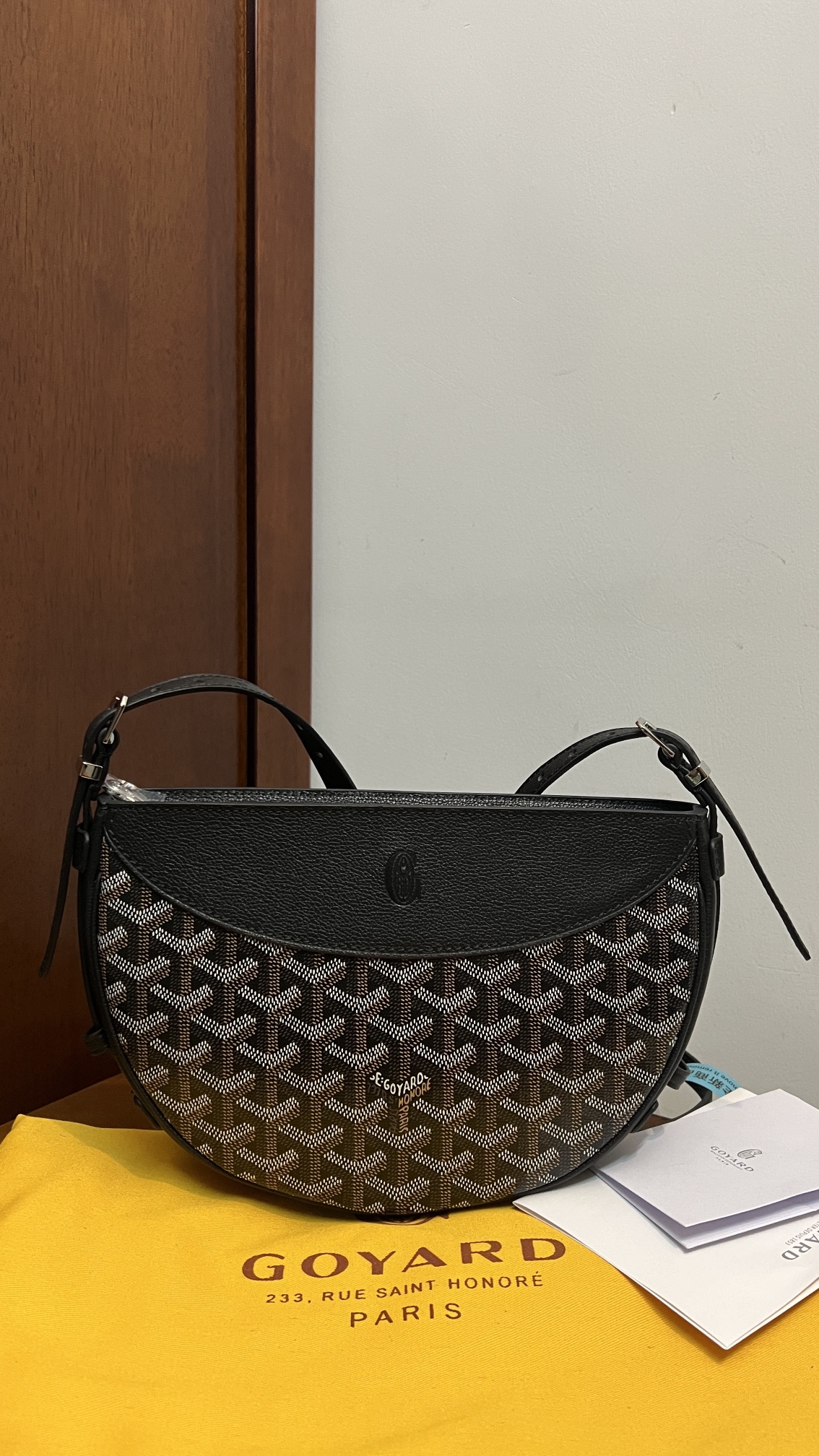 Goyard Hirondelle Bag Black