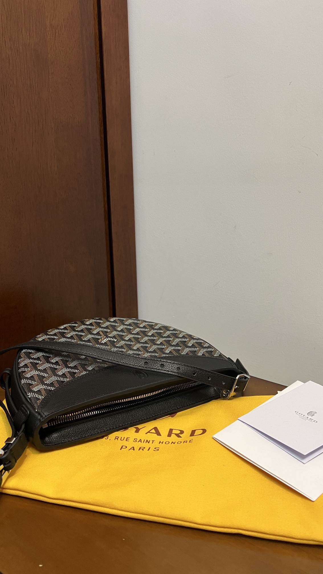 Goyard Hirondelle Bag Black