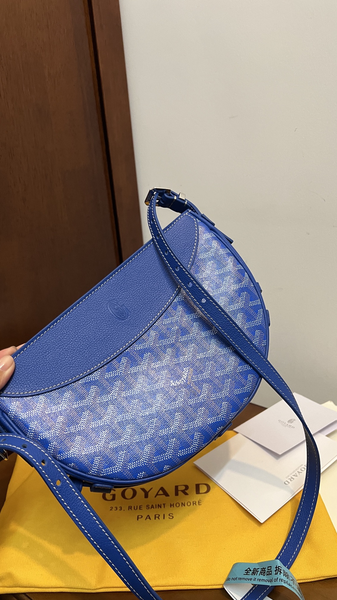 Goyard Hirondelle Bag Blue