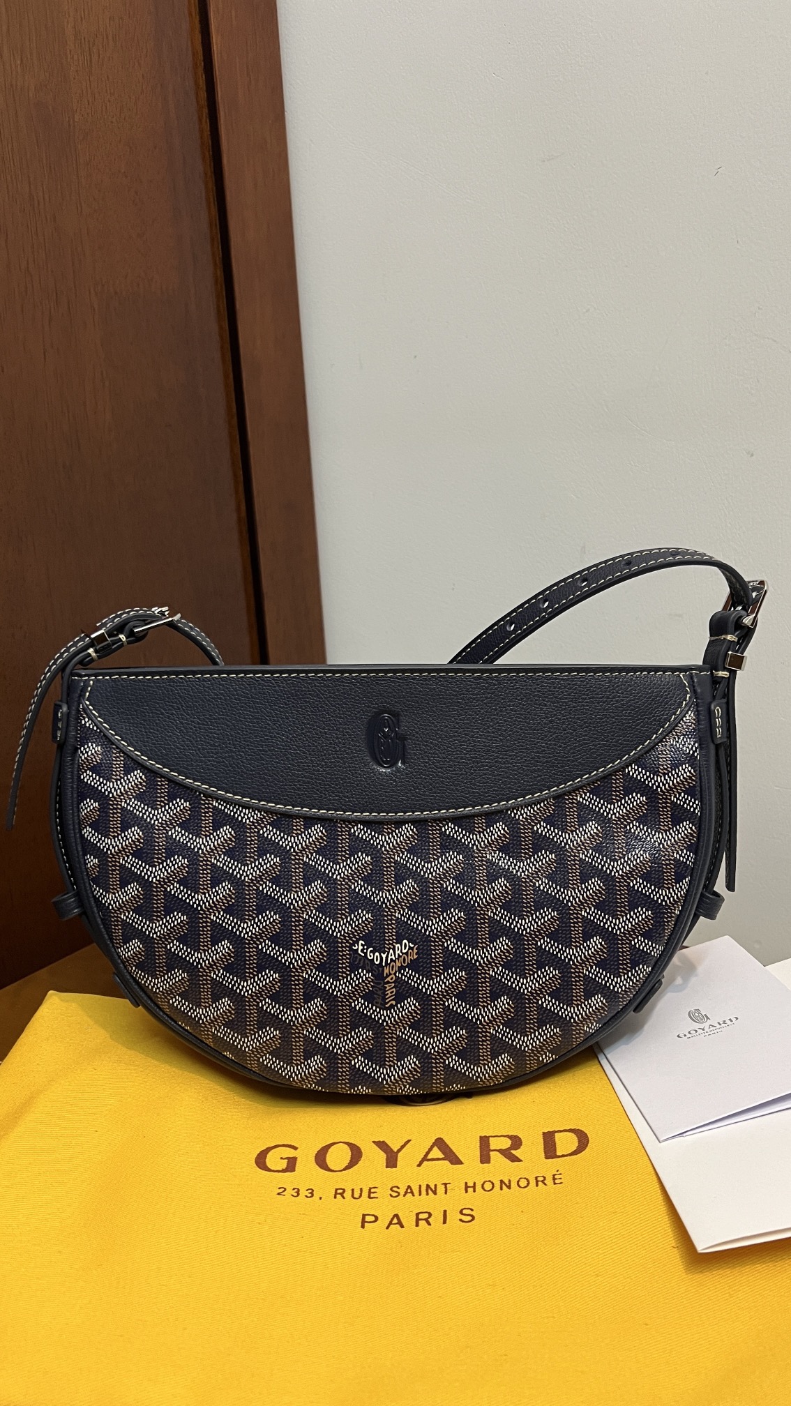 Goyard Hirondelle Bag Dark Blue