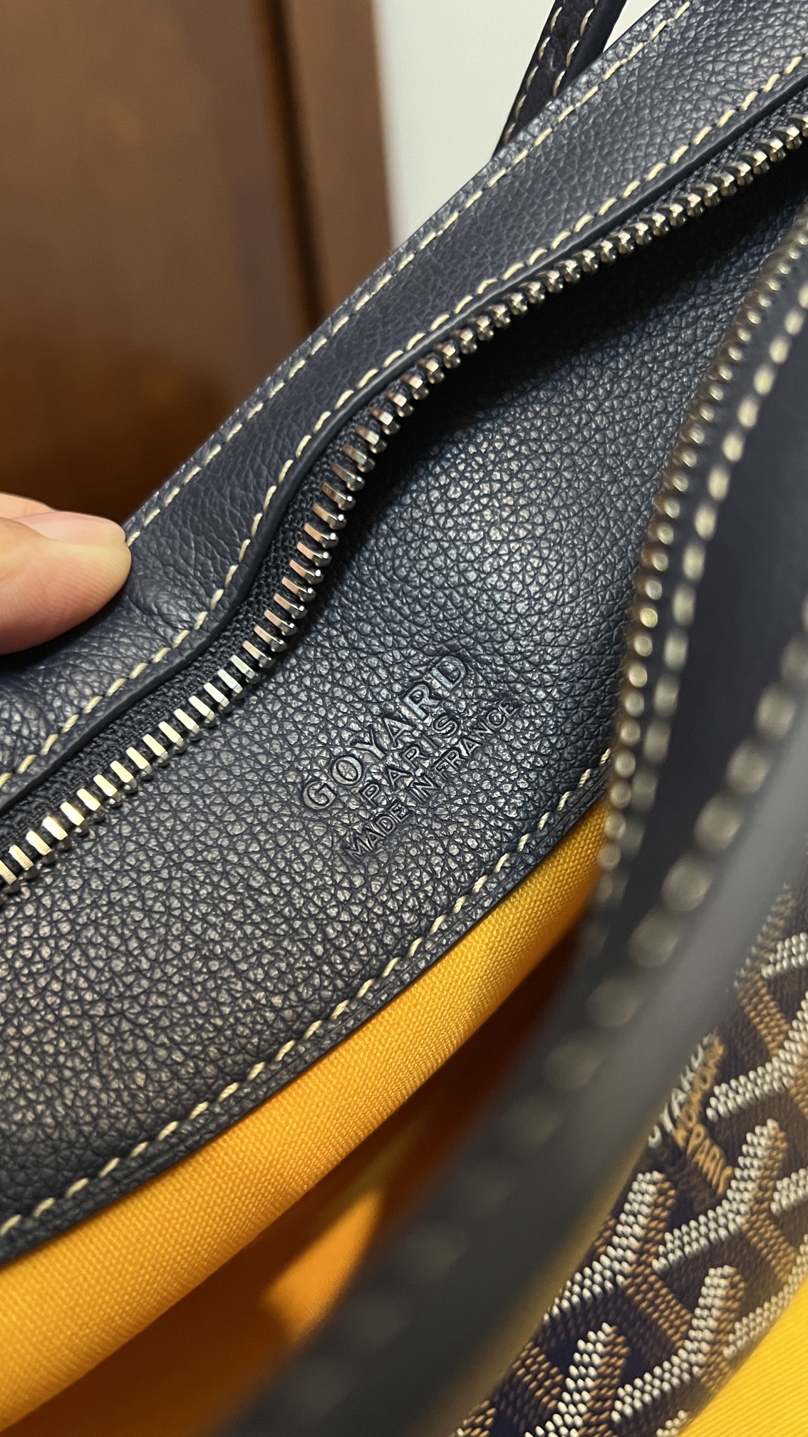 Goyard Hirondelle Bag Dark Blue