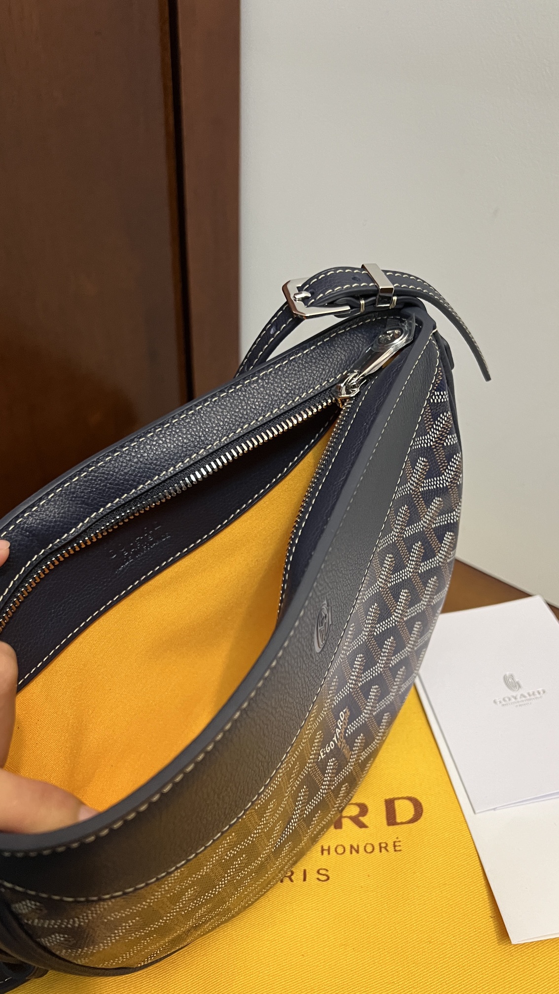 Goyard Hirondelle Bag Dark Blue