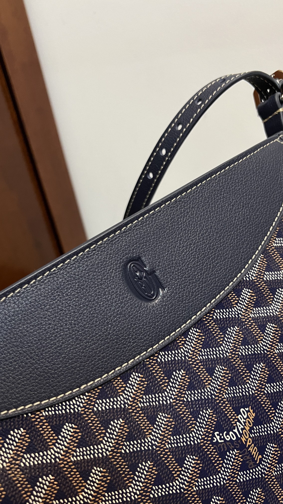 Goyard Hirondelle Bag Dark Blue