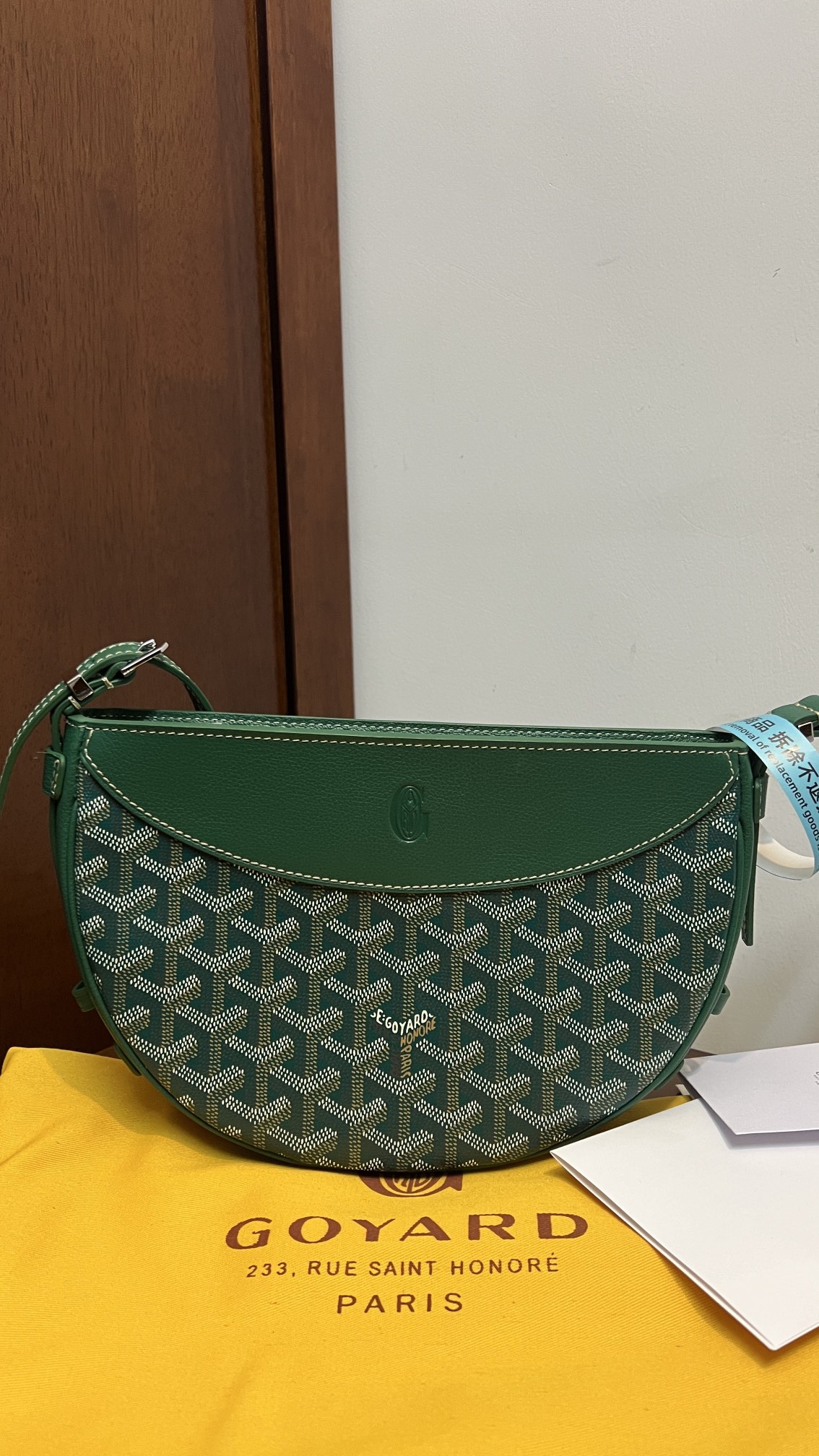 Goyard Hirondelle Bag Green