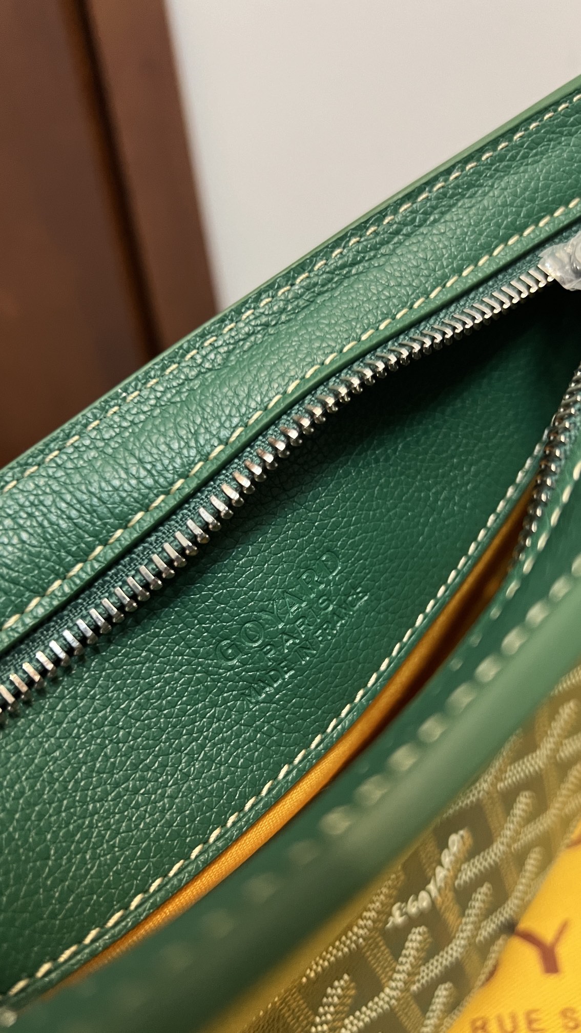 Goyard Hirondelle Bag Green