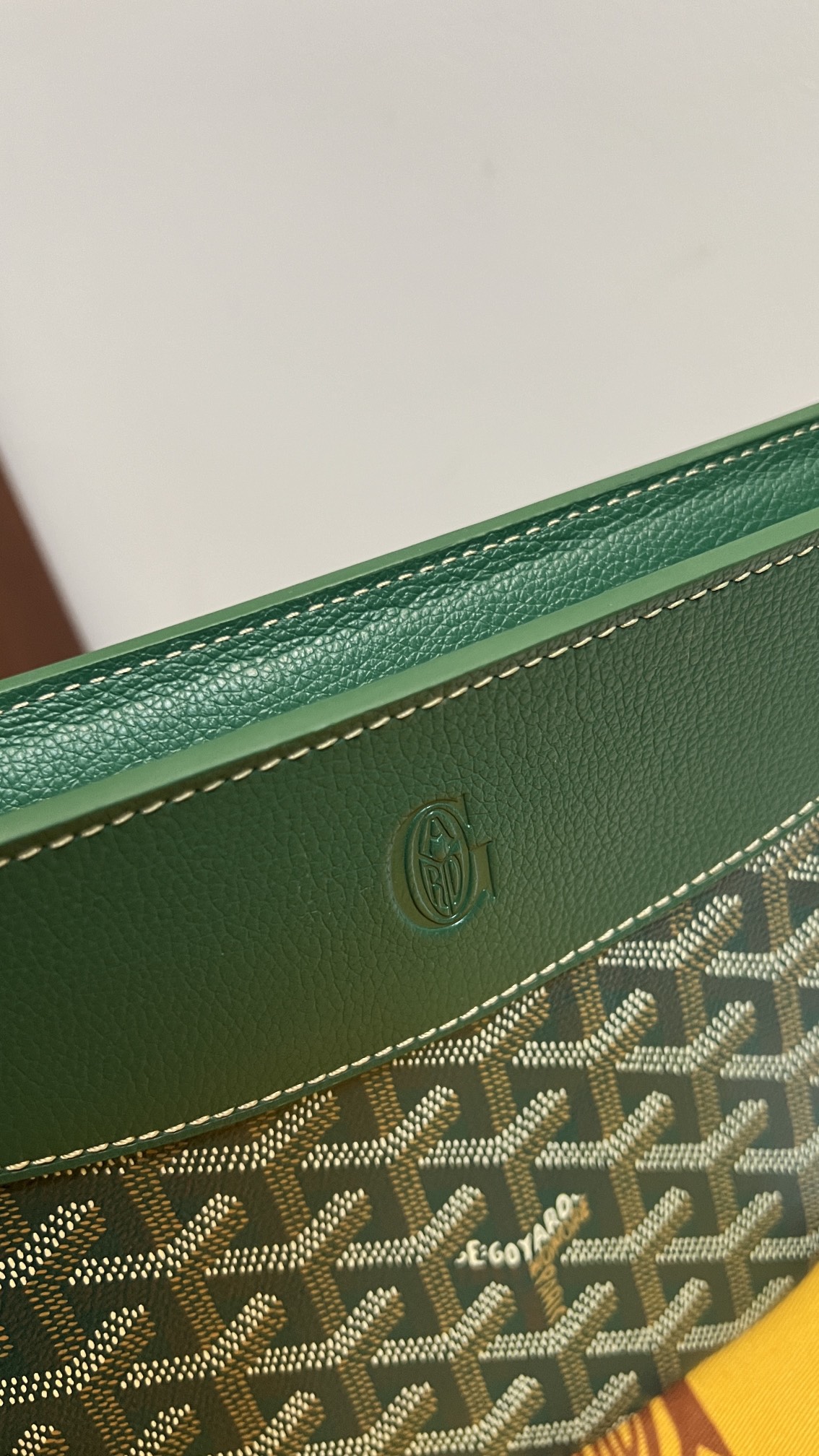 Goyard Hirondelle Bag Green