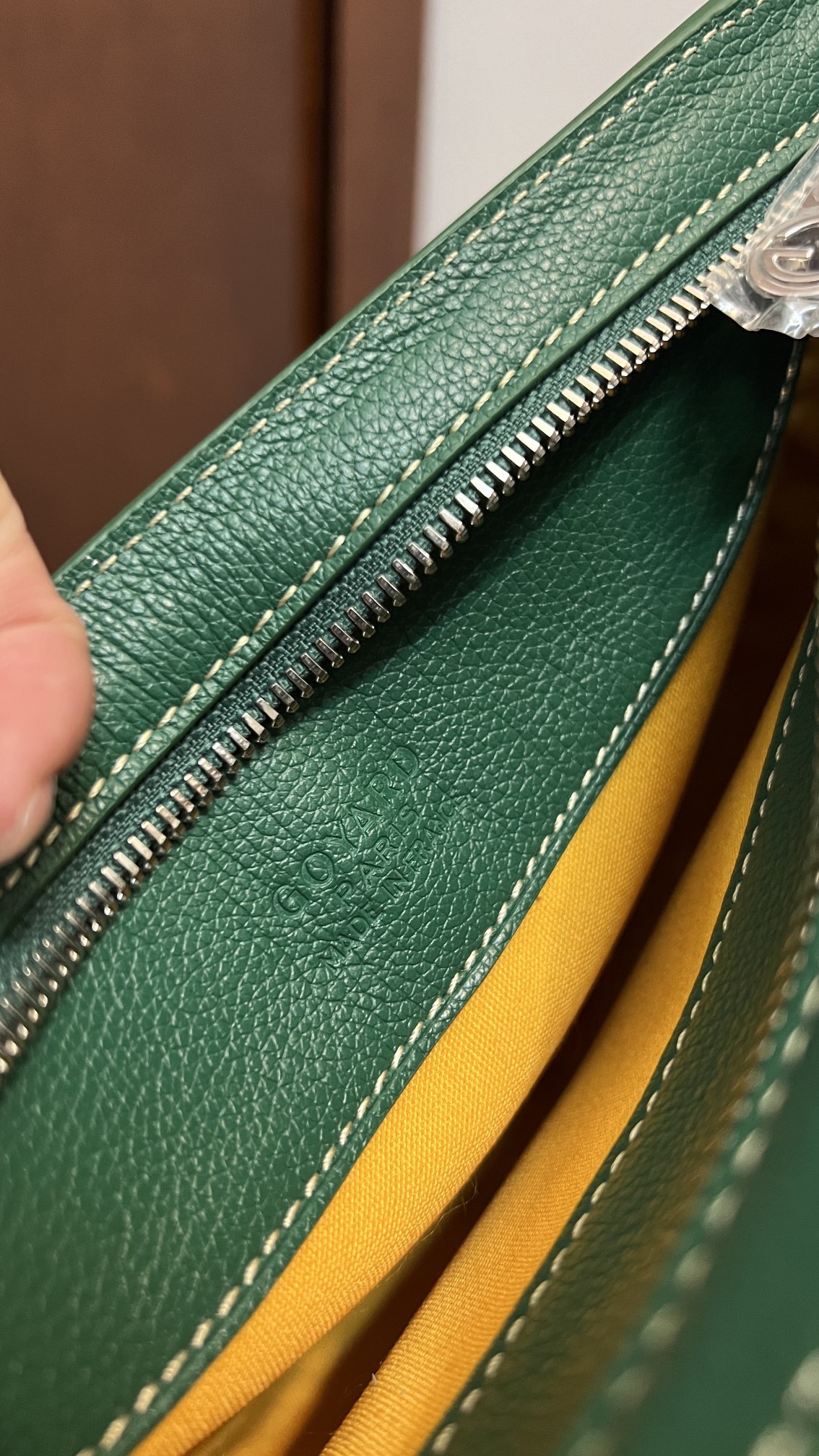 Goyard Hirondelle Bag Green