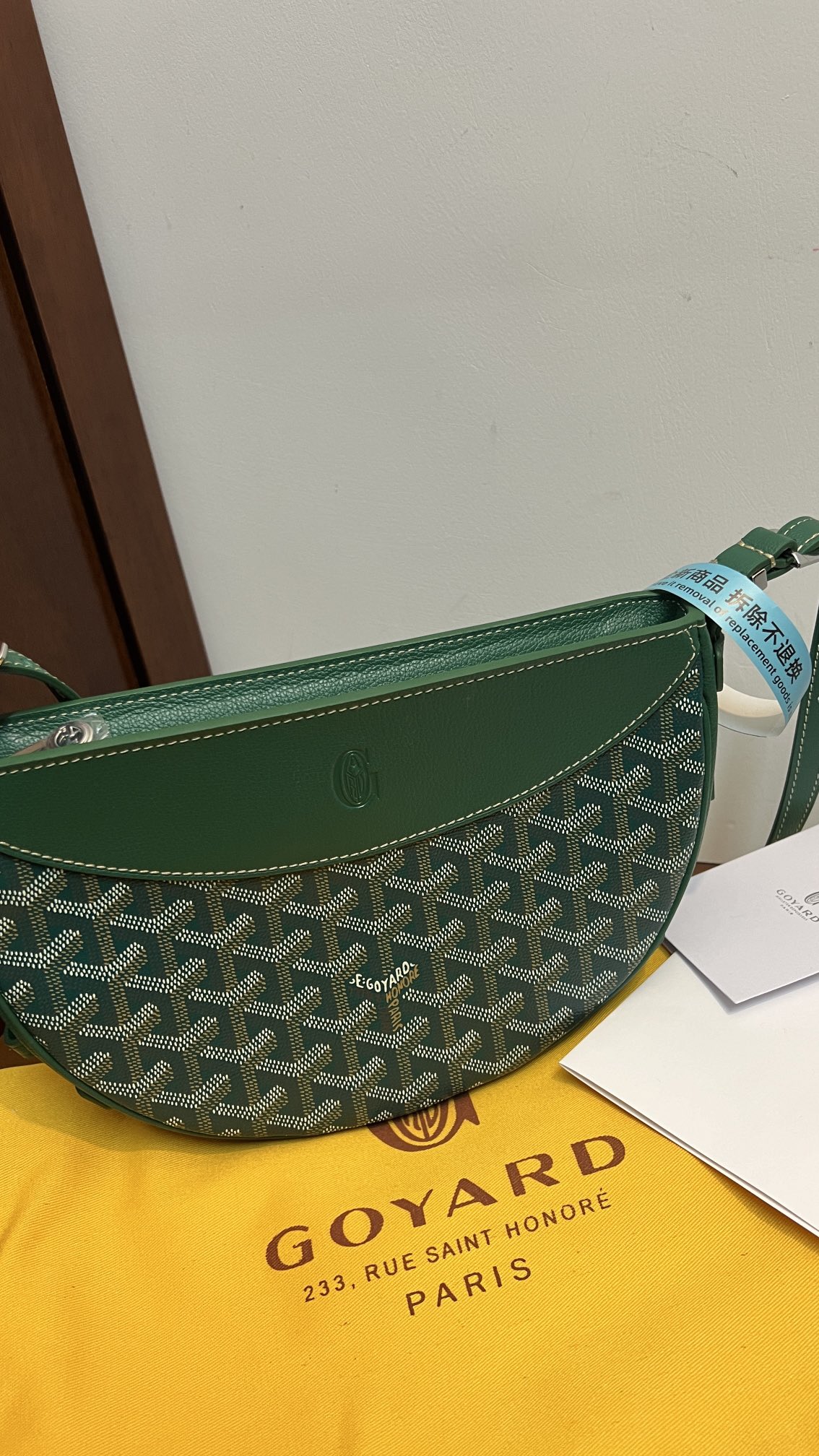 Goyard Hirondelle Bag Green