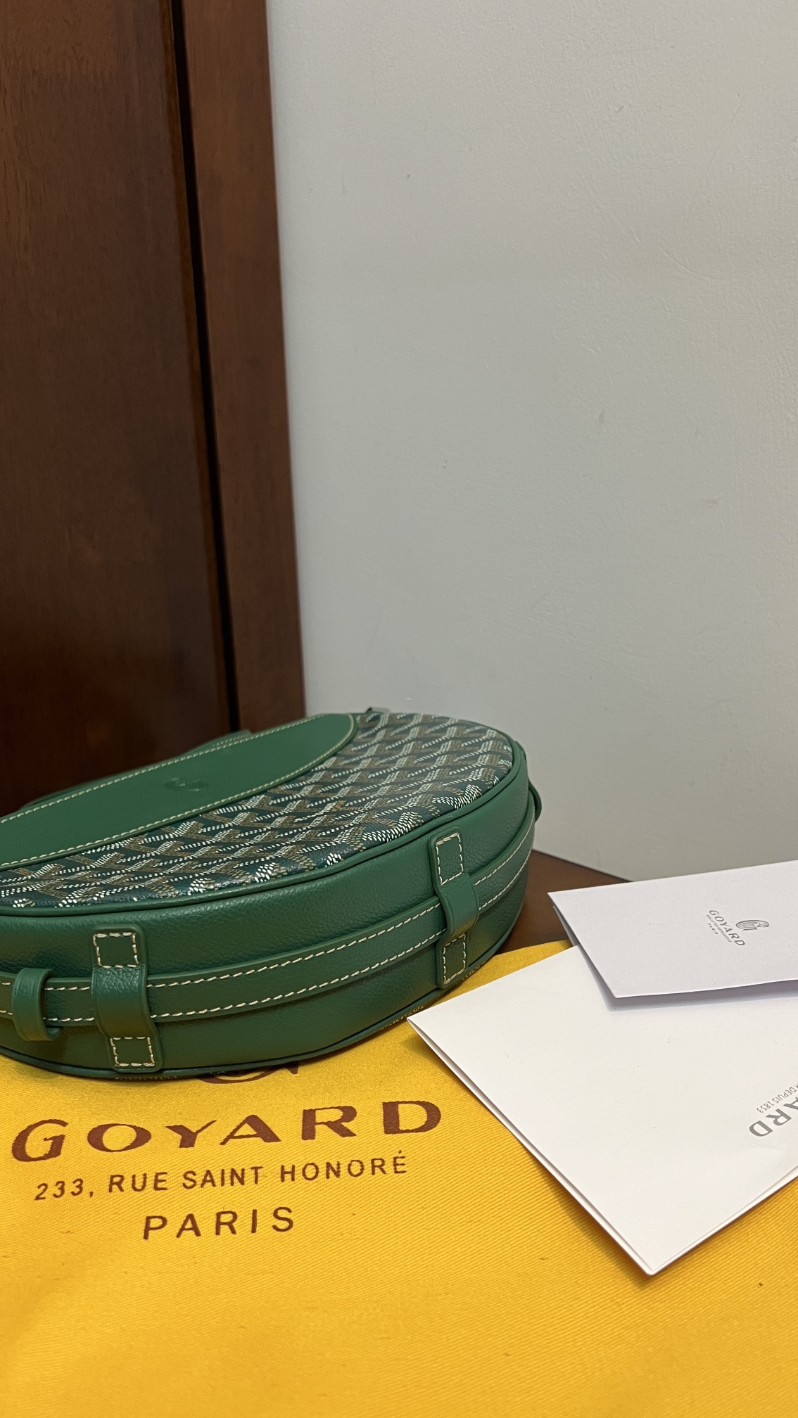 Goyard Hirondelle Bag Green