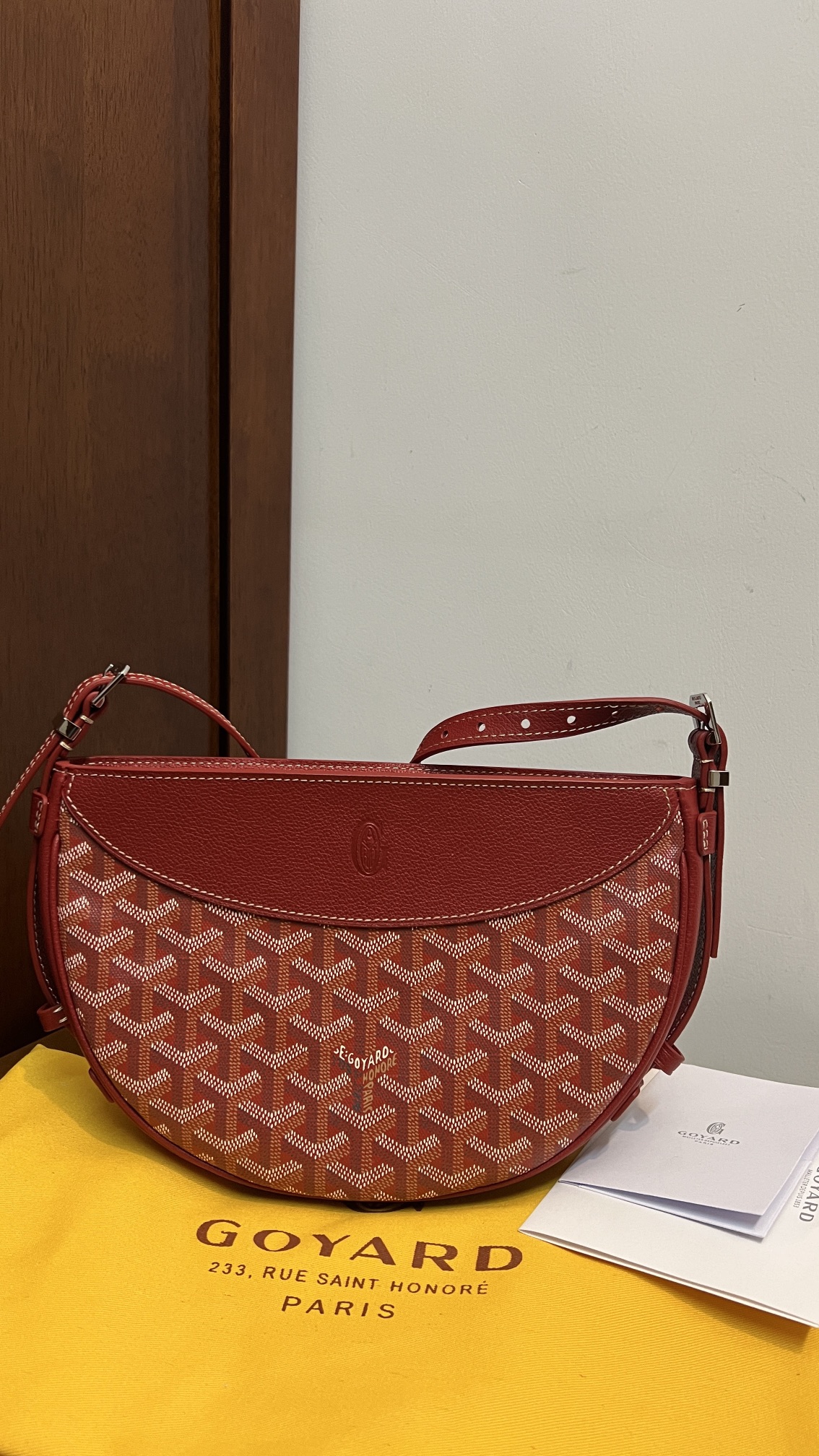 Goyard Hirondelle Bag Red