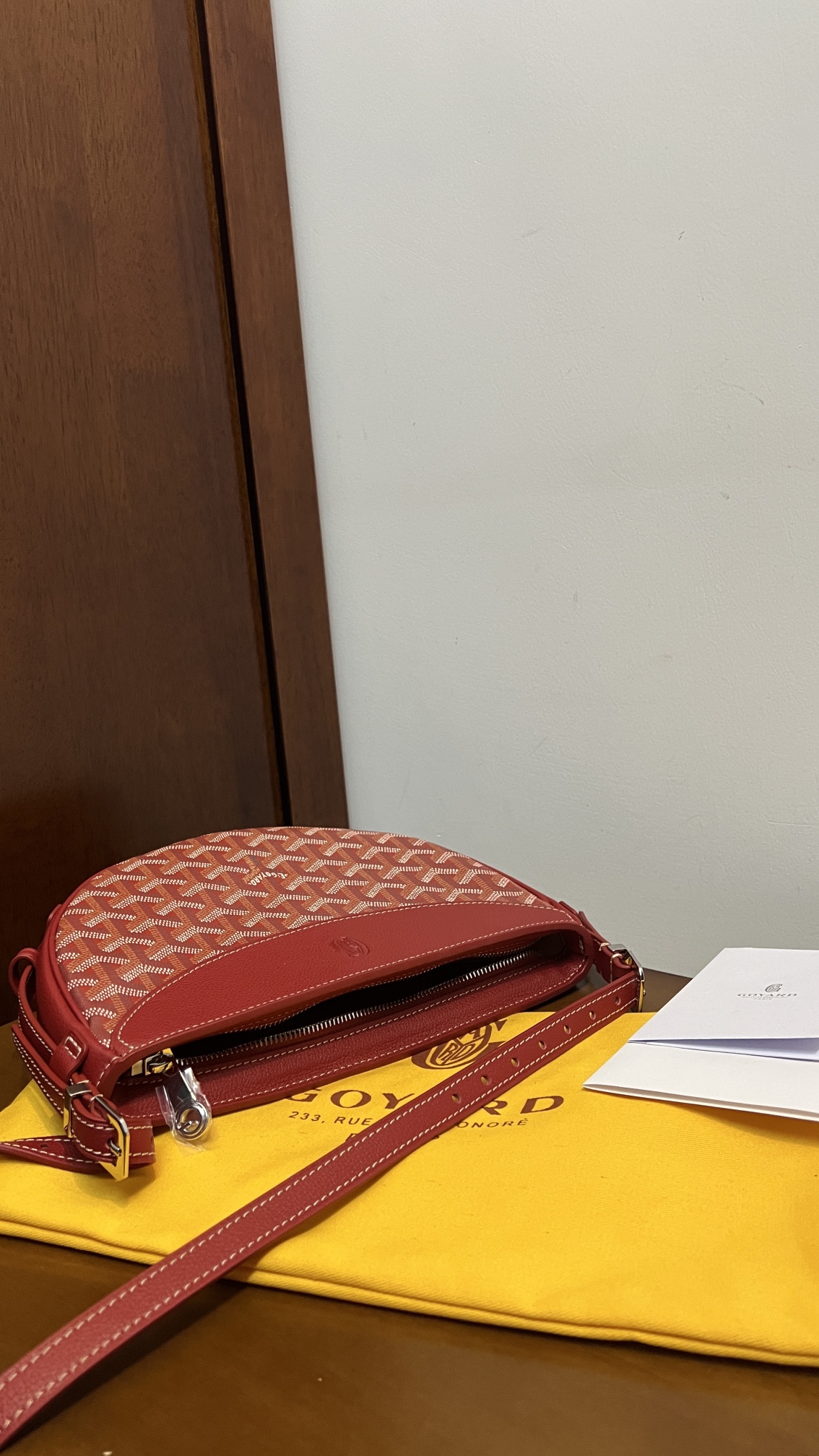 Goyard Hirondelle Bag Red