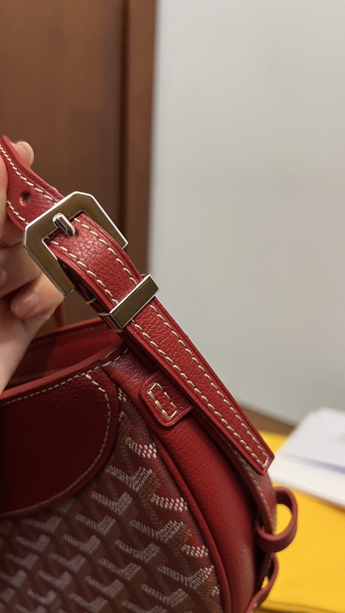 Goyard Hirondelle Bag Red