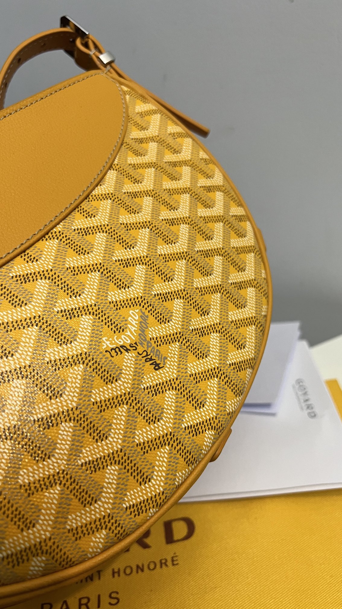 Goyard Hirondelle Bag yellow