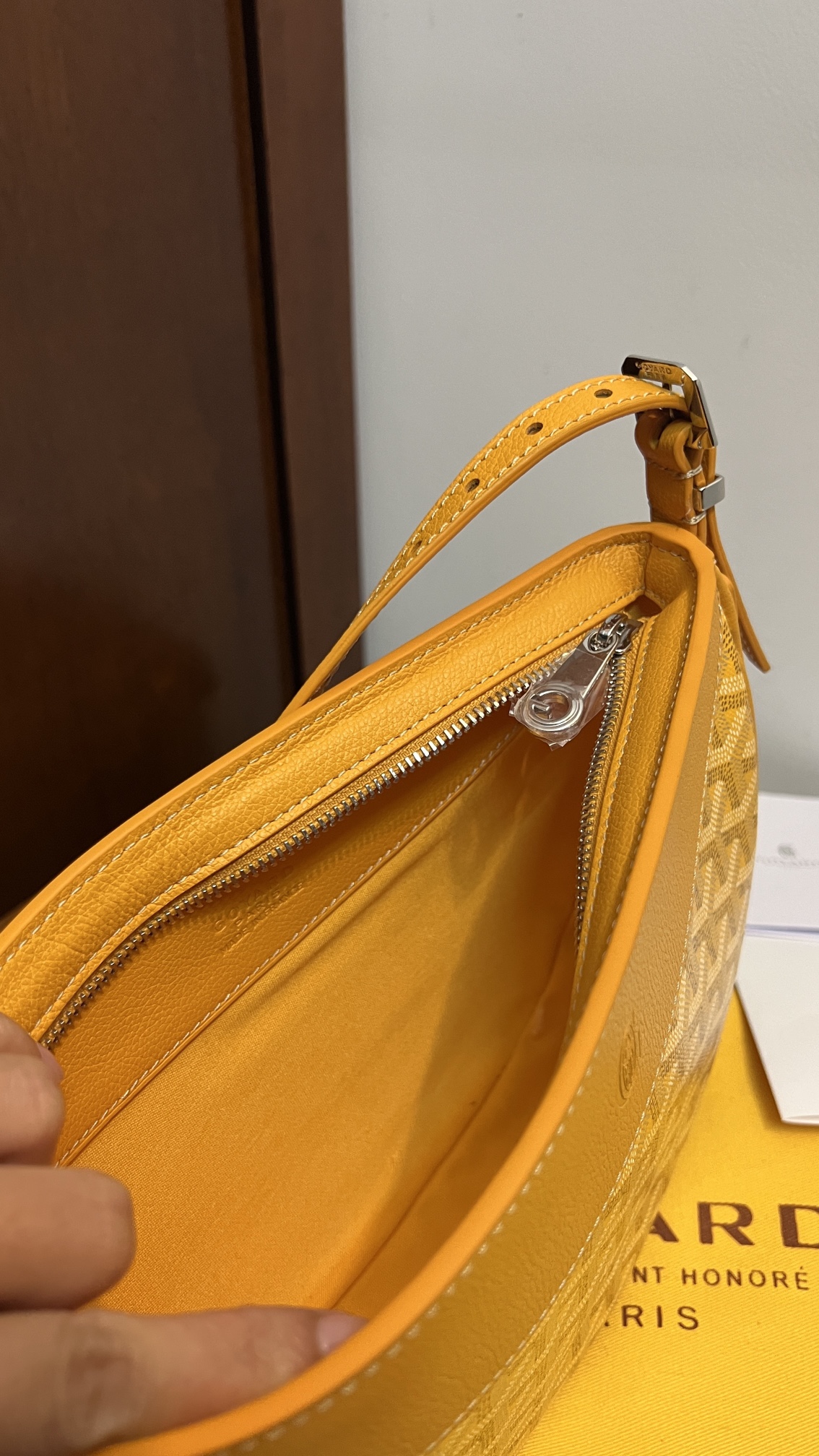 Goyard Hirondelle Bag yellow