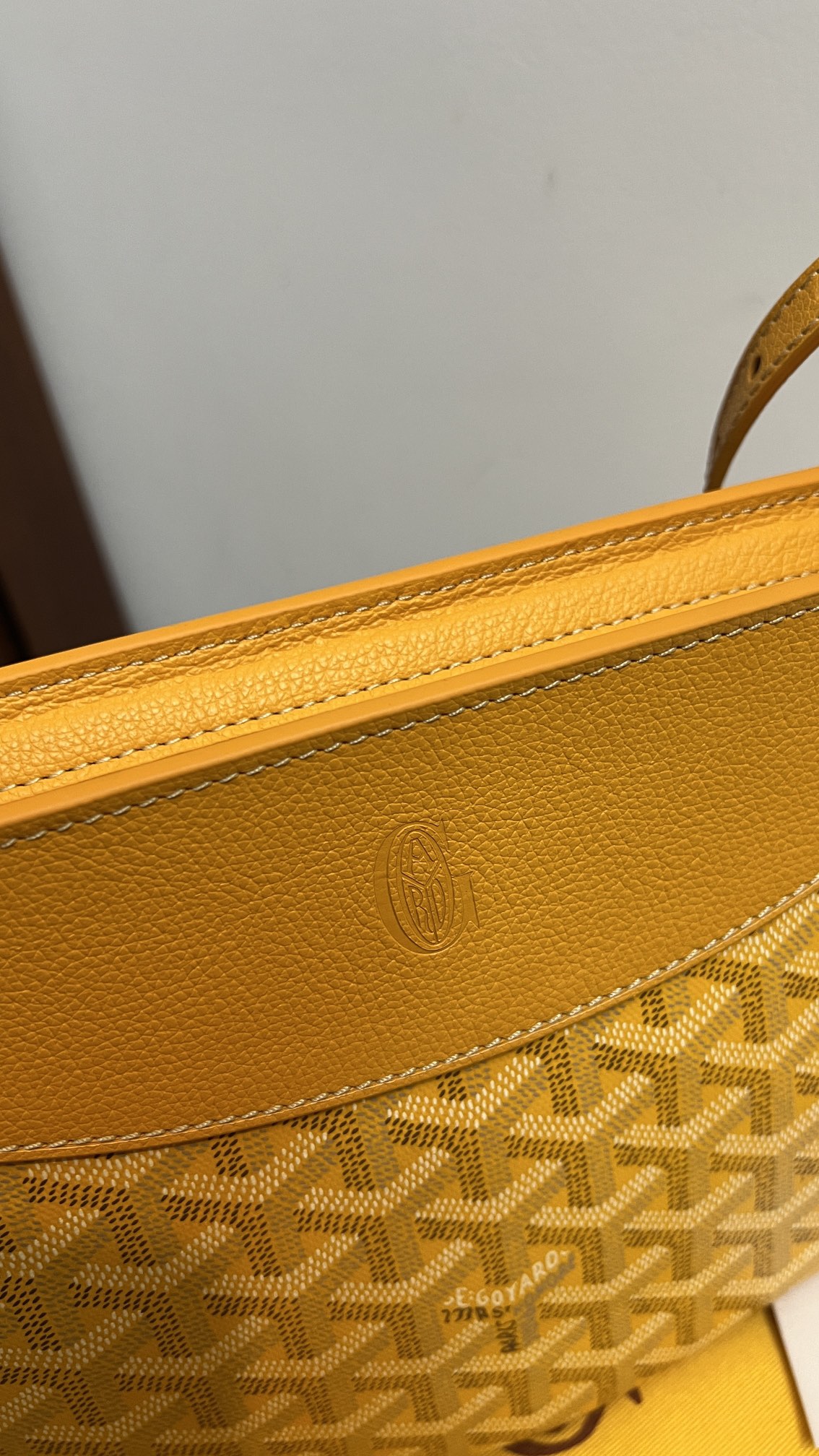 Goyard Hirondelle Bag yellow