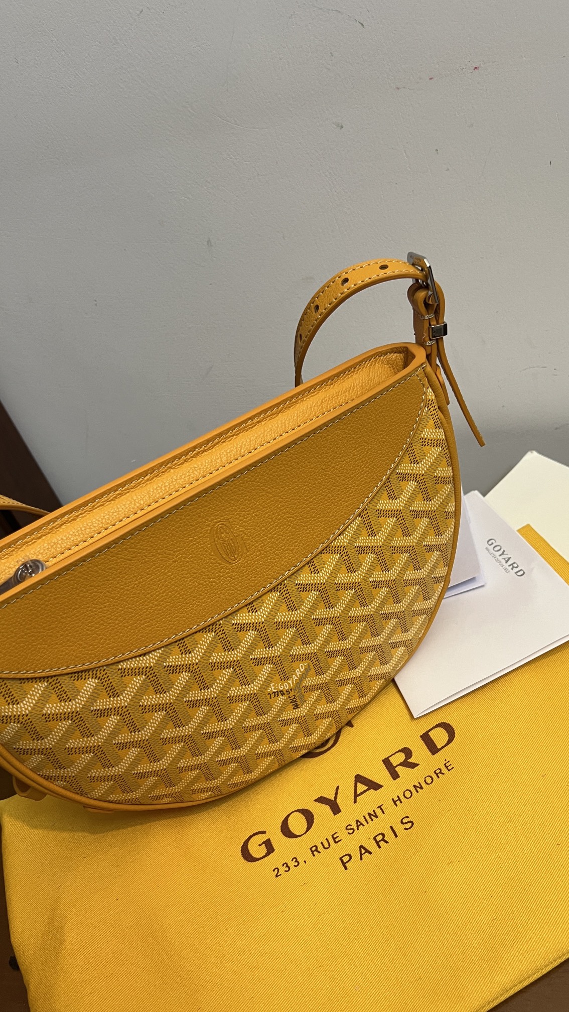 Goyard Hirondelle Bag yellow