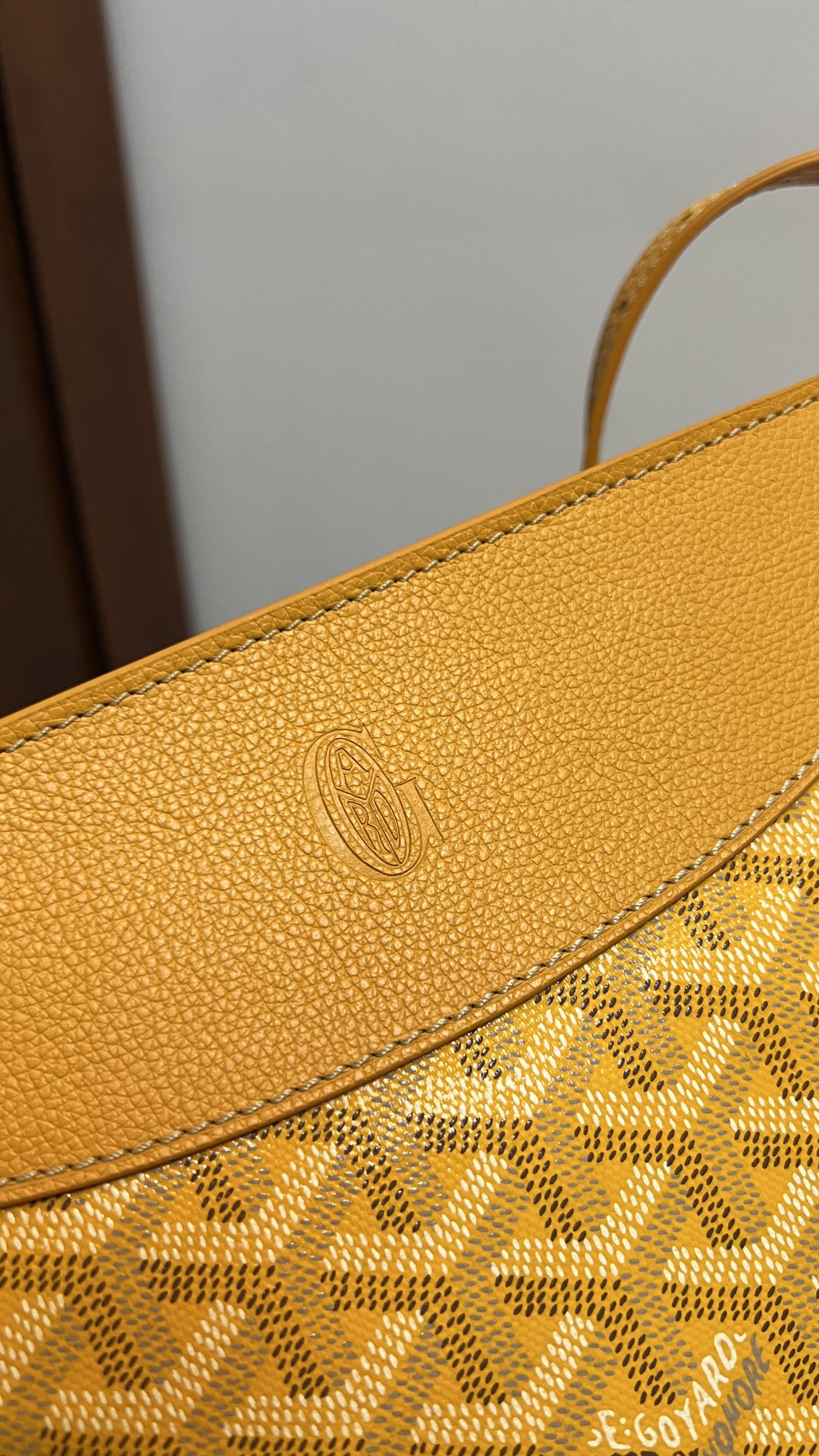 Goyard Hirondelle Bag yellow