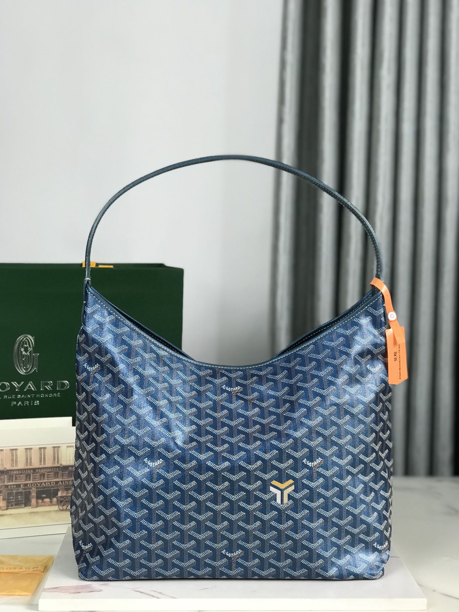 Goyard Hobo Boheme Pearly Blue