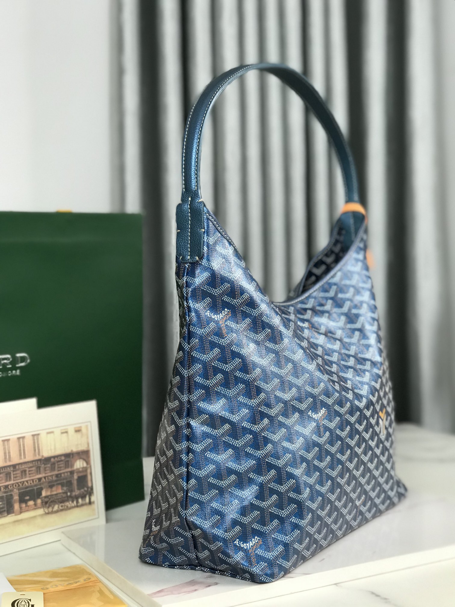 Goyard Hobo Boheme Pearly Blue