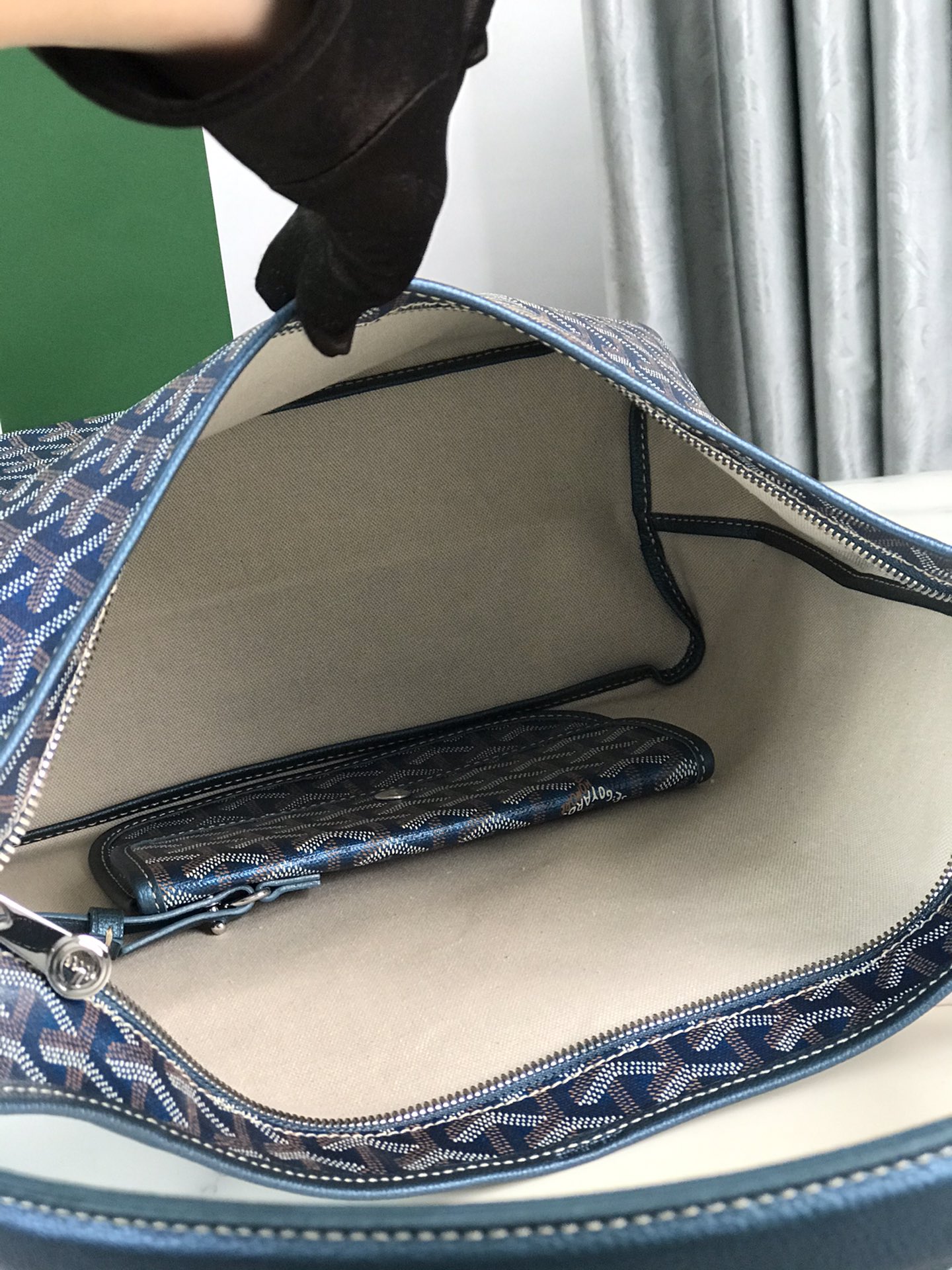 Goyard Hobo Boheme Pearly Blue