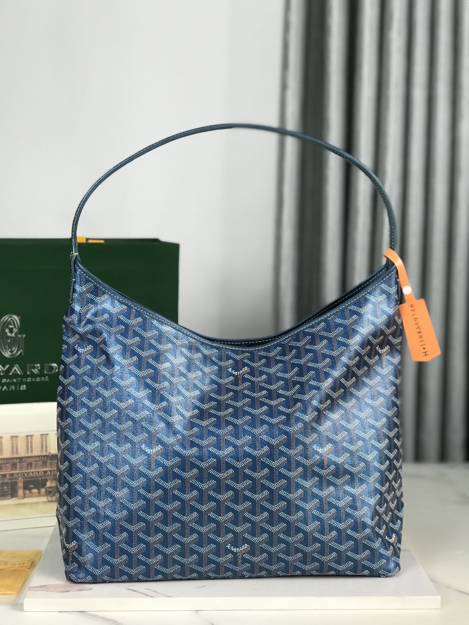 Goyard Hobo Boheme Pearly Blue