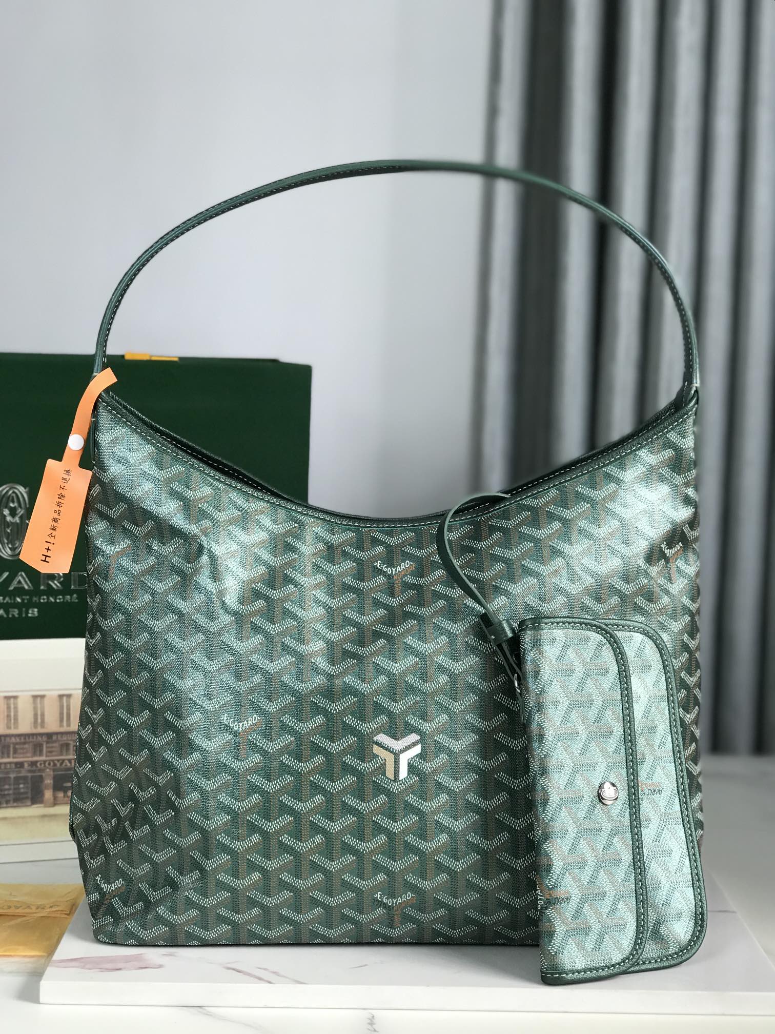 Goyard Hobo Boheme Pearly Green