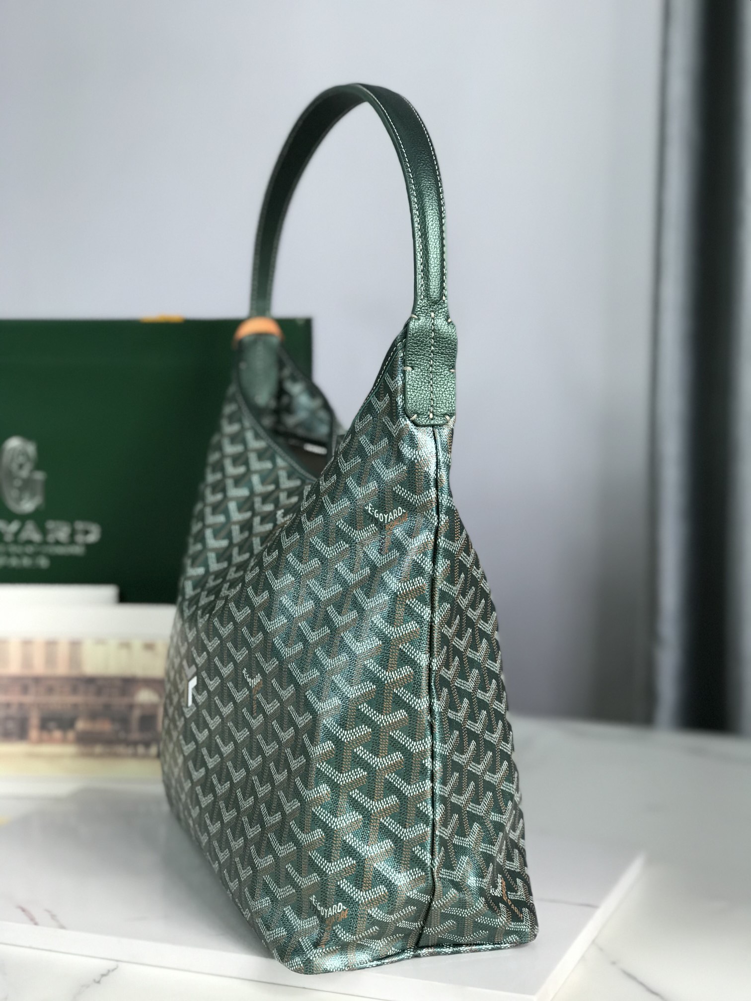 Goyard Hobo Boheme Pearly Green