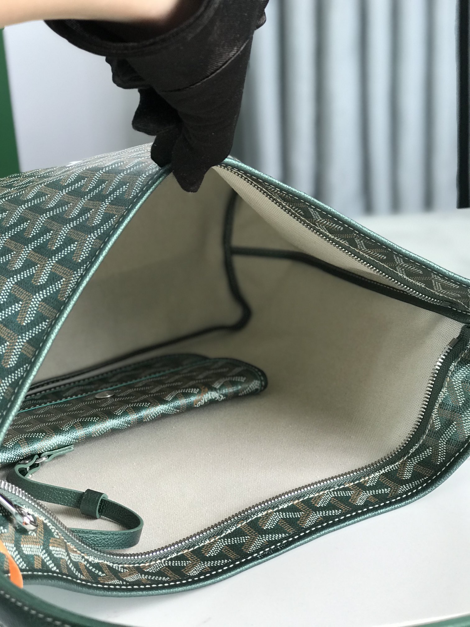 Goyard Hobo Boheme Pearly Green