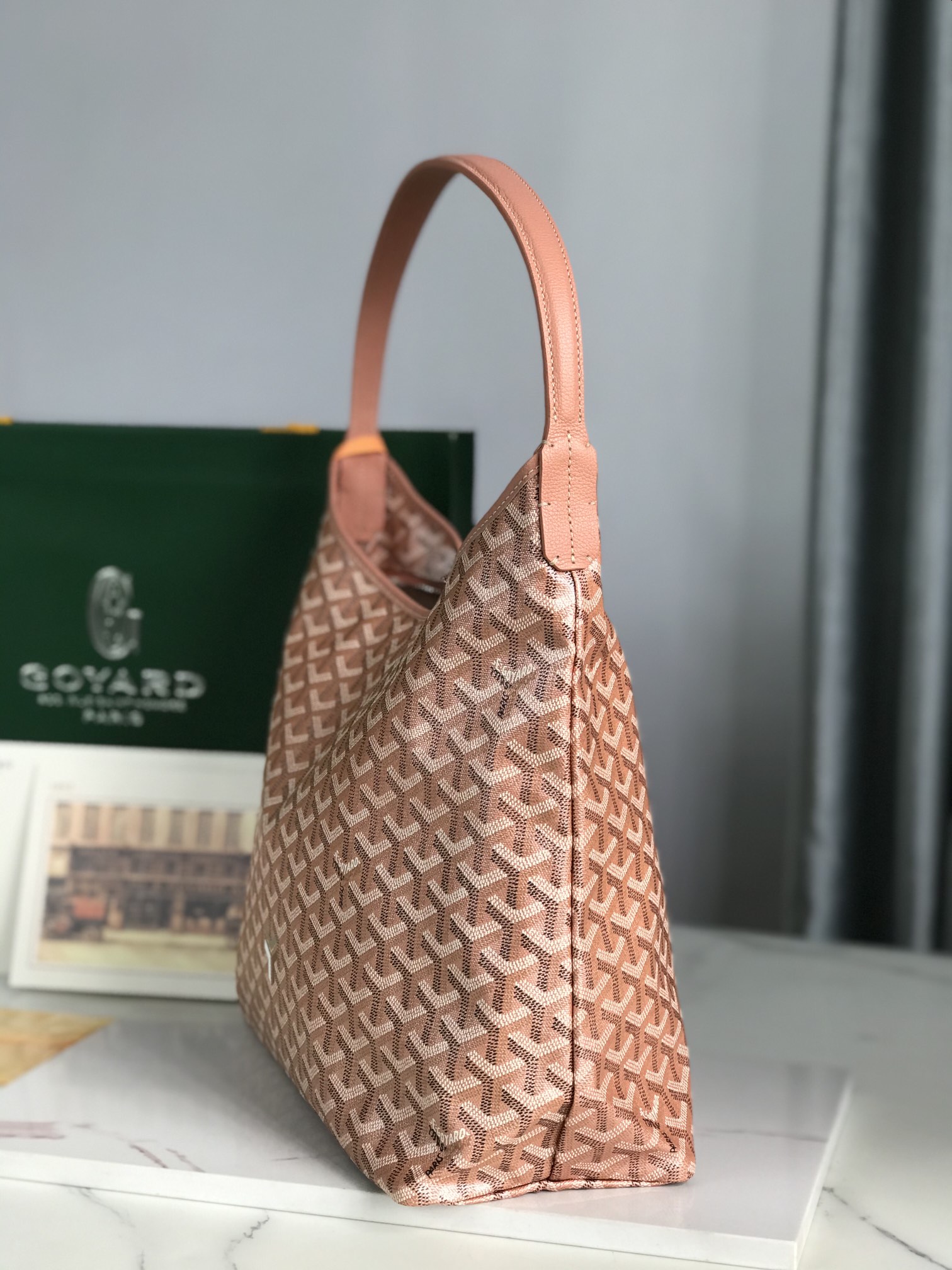 Goyard Hobo Boheme Pearly Pink