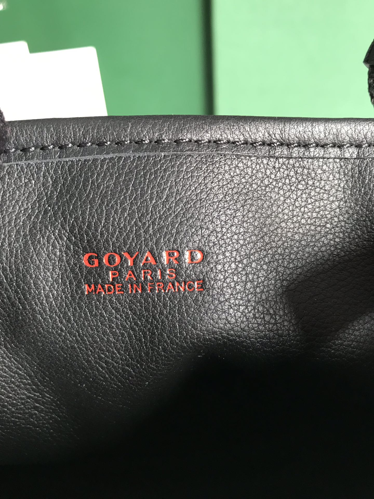 Goyard Mini Anjou Reversible Tote In Goyardine Calfskin with French Bulldog Black-1