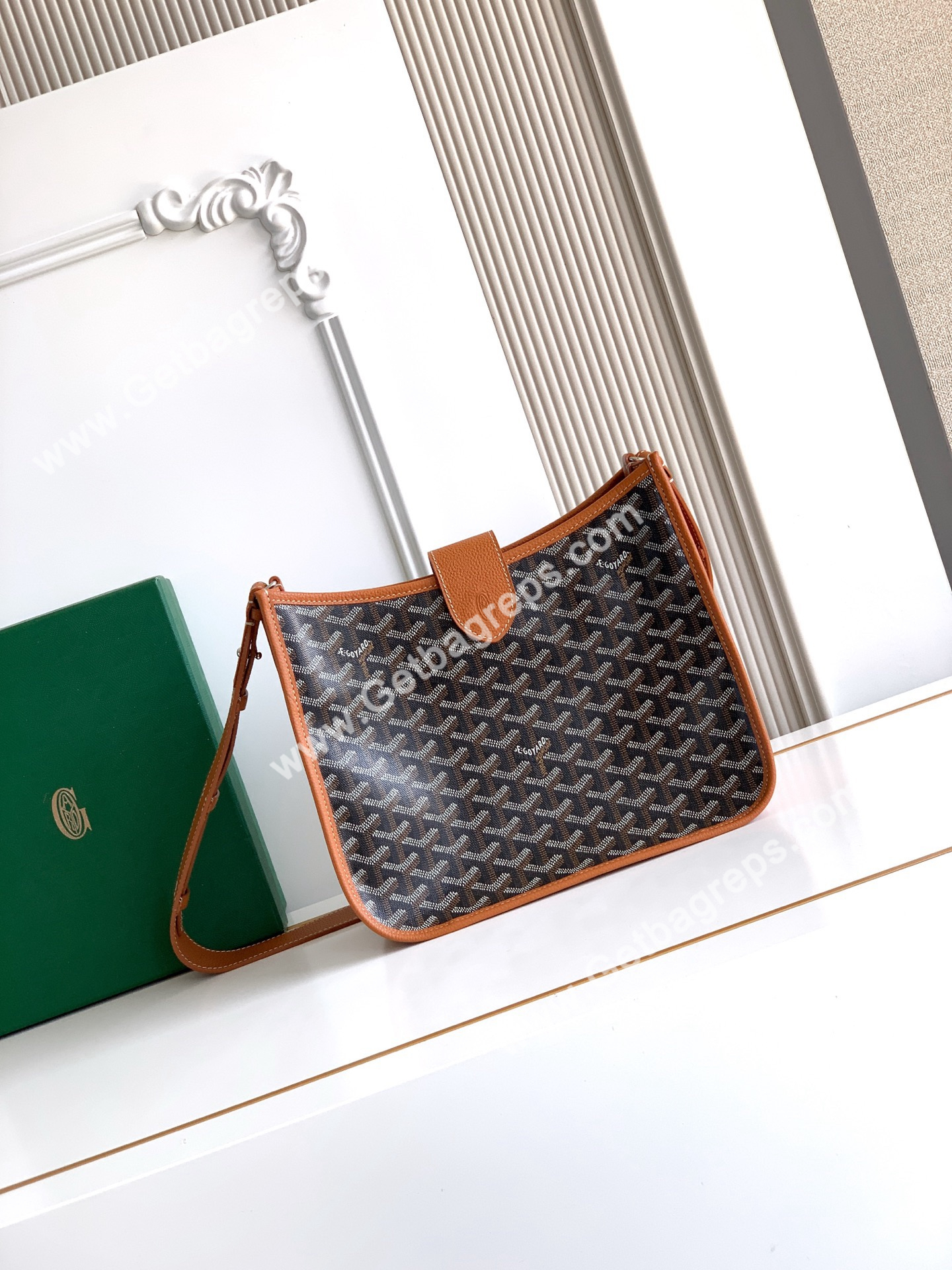 Goyard Musette PM Bag In Brown