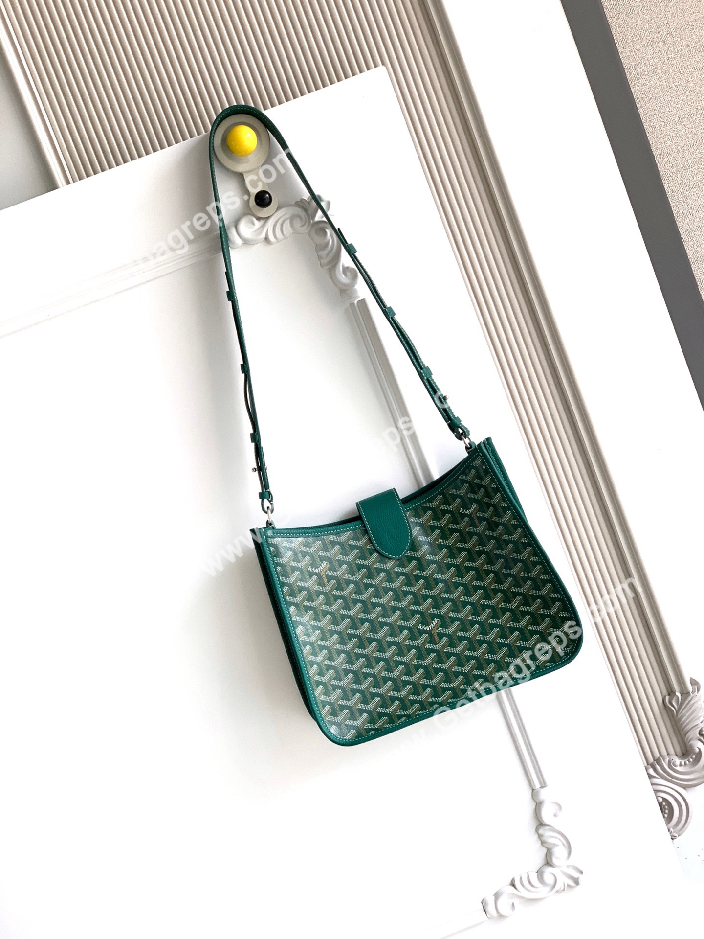 Goyard Musette PM Bag In Green