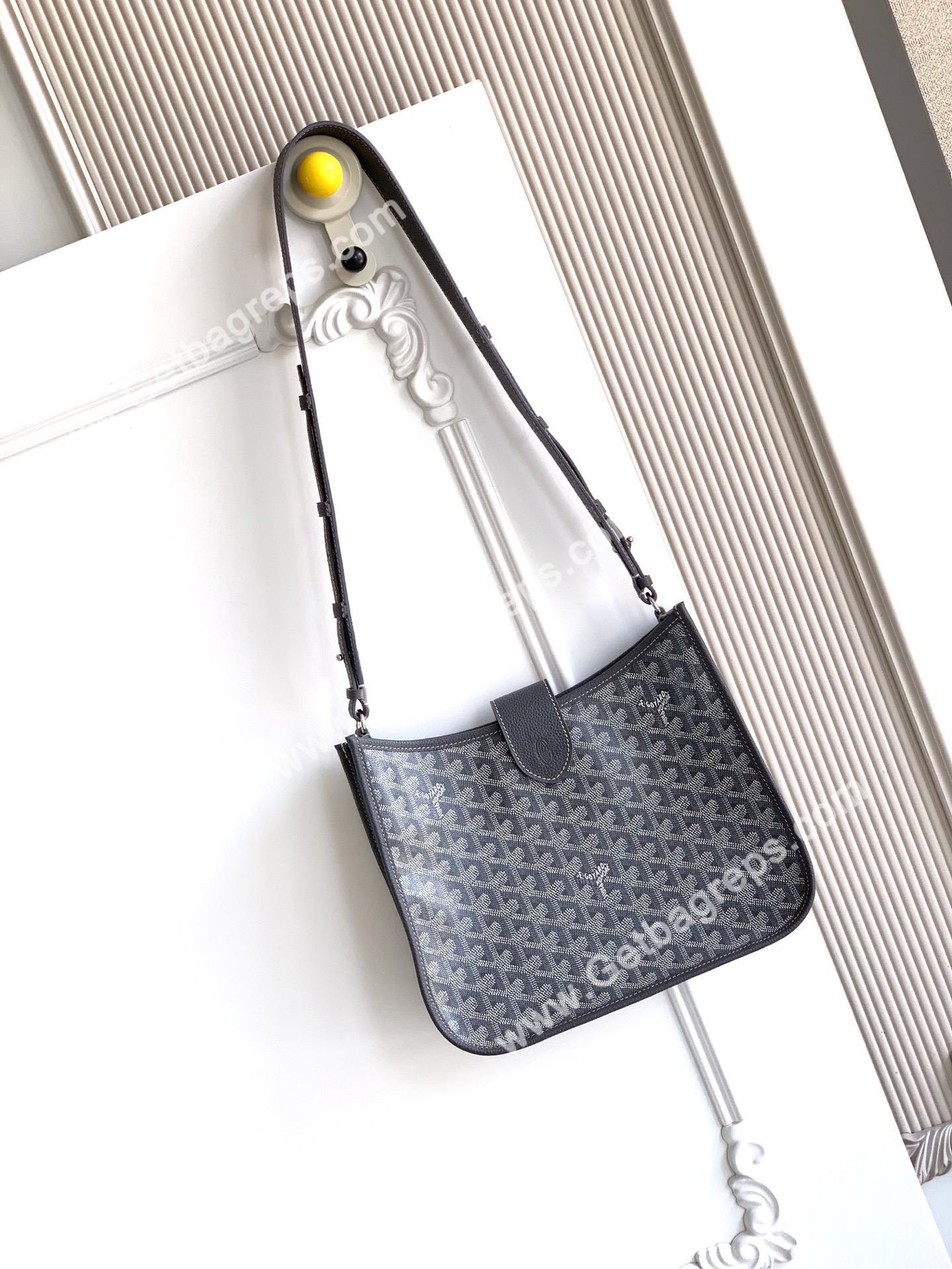 Goyard Musette PM Bag In Grey