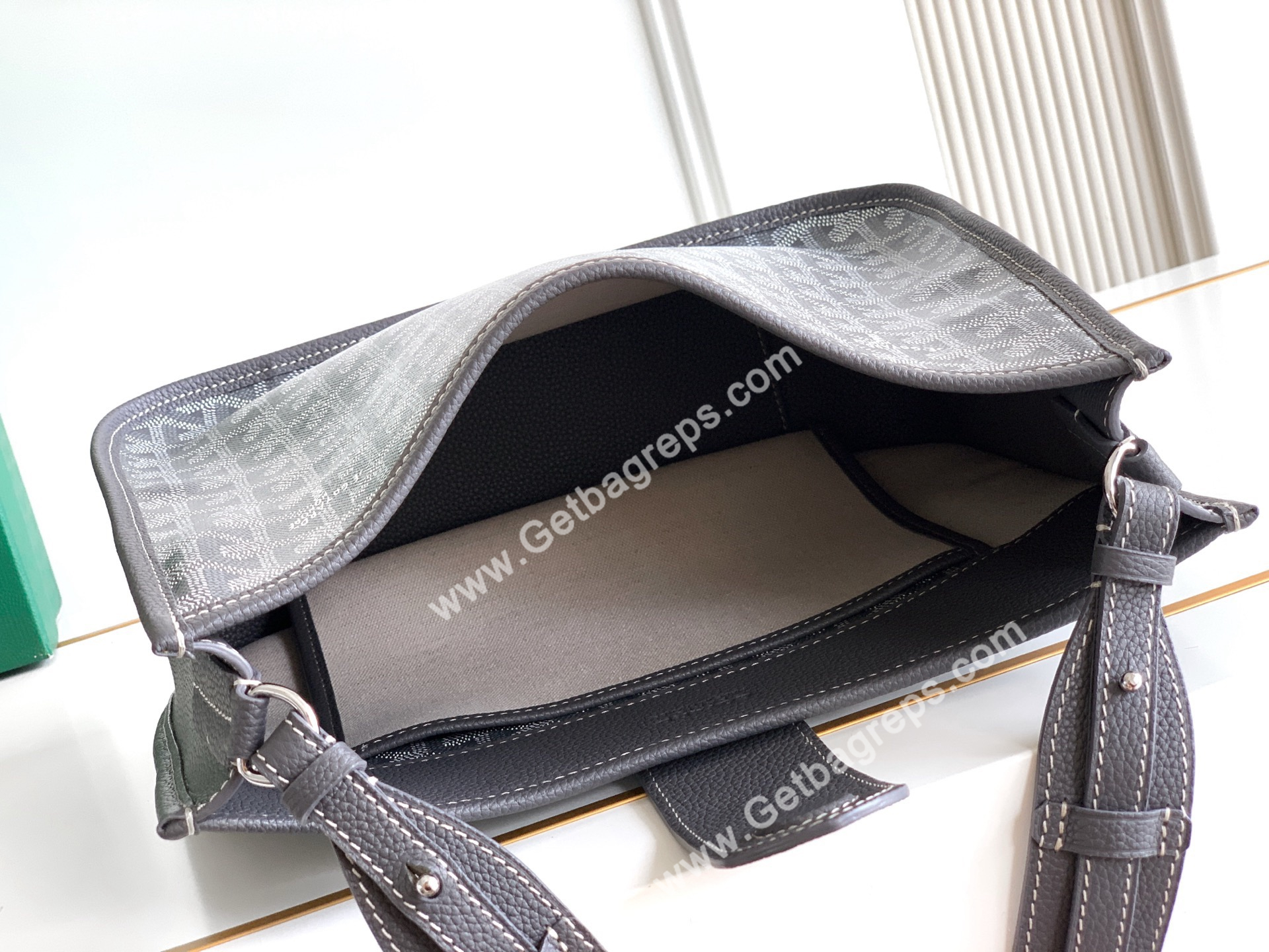 Goyard Musette PM Bag In Grey