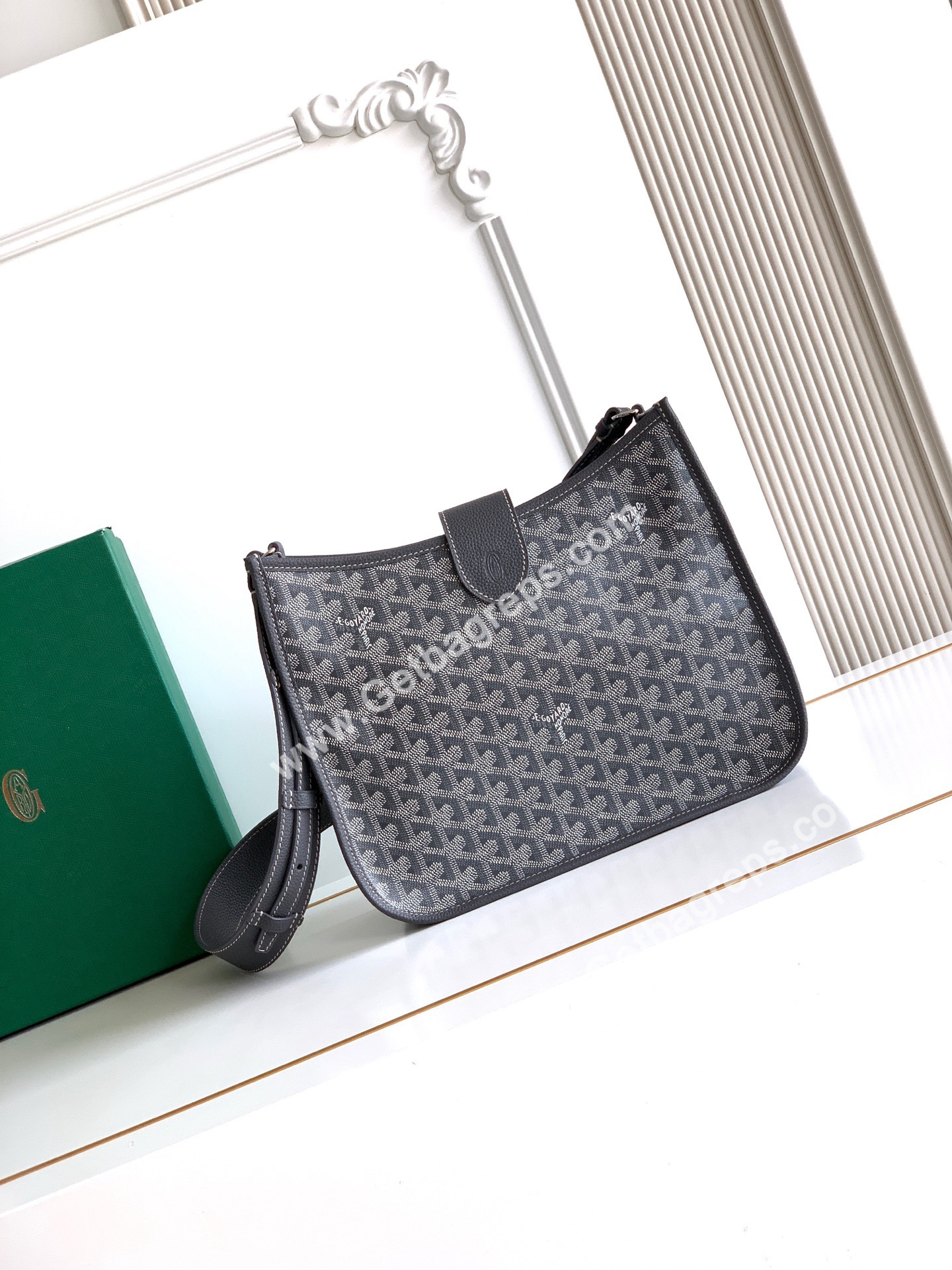 Goyard Musette PM Bag In Grey