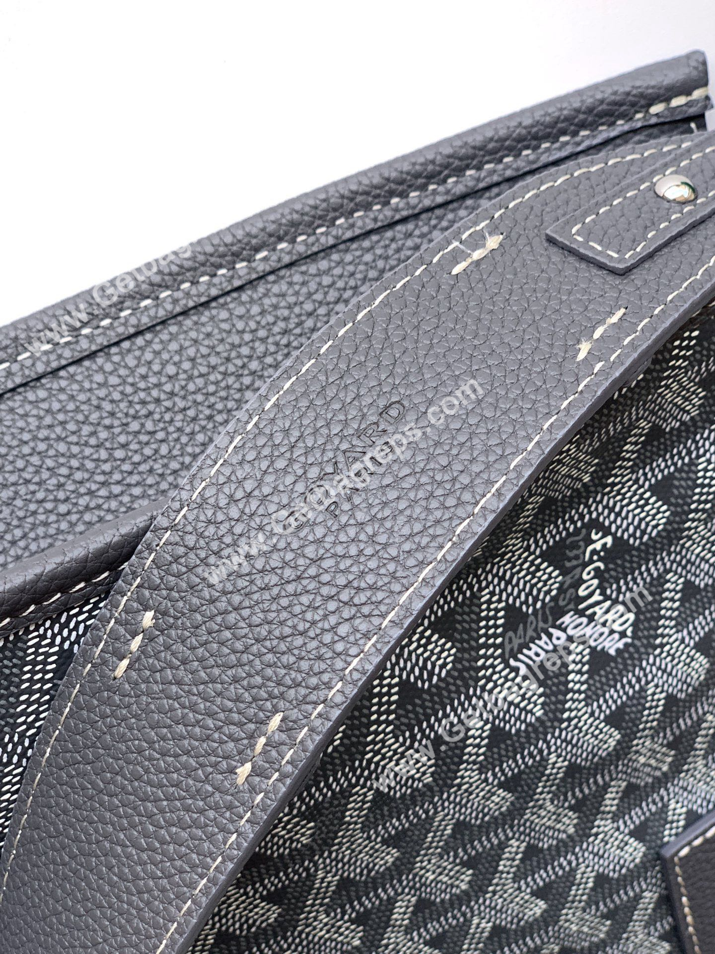 Goyard Musette PM Bag In Grey
