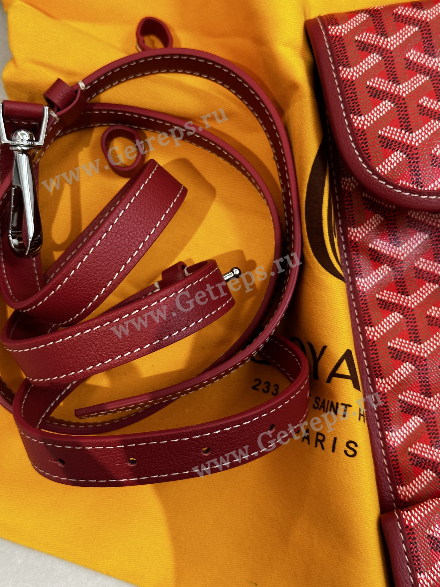 Goyard Saint Leger Backpack Red
