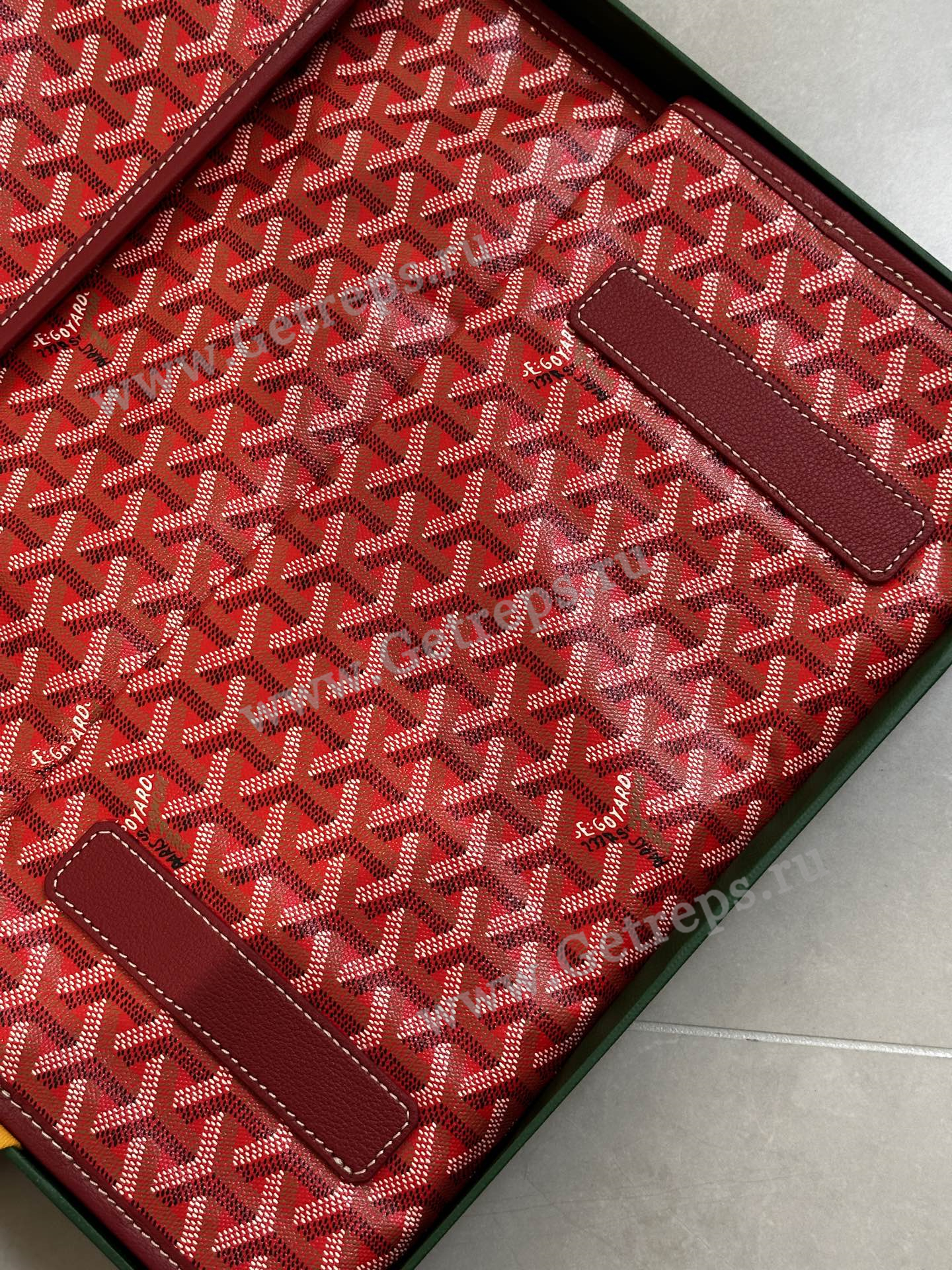 Goyard Saint Leger Backpack Red