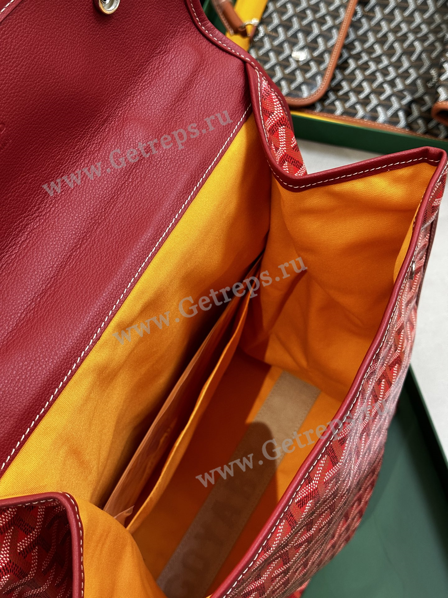 Goyard Saint Leger Backpack Red
