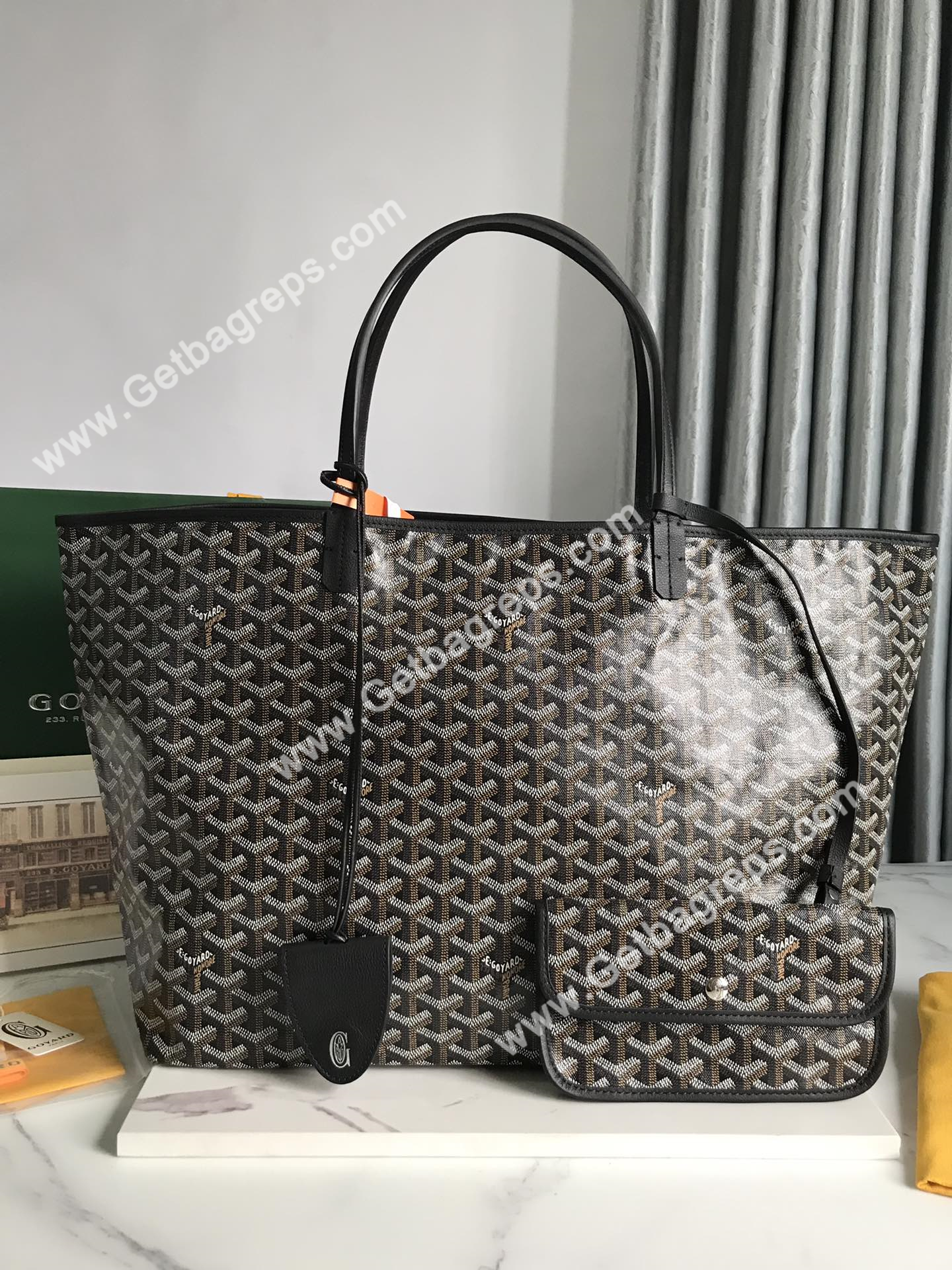 Goyard Saint Louis GM Bag Black