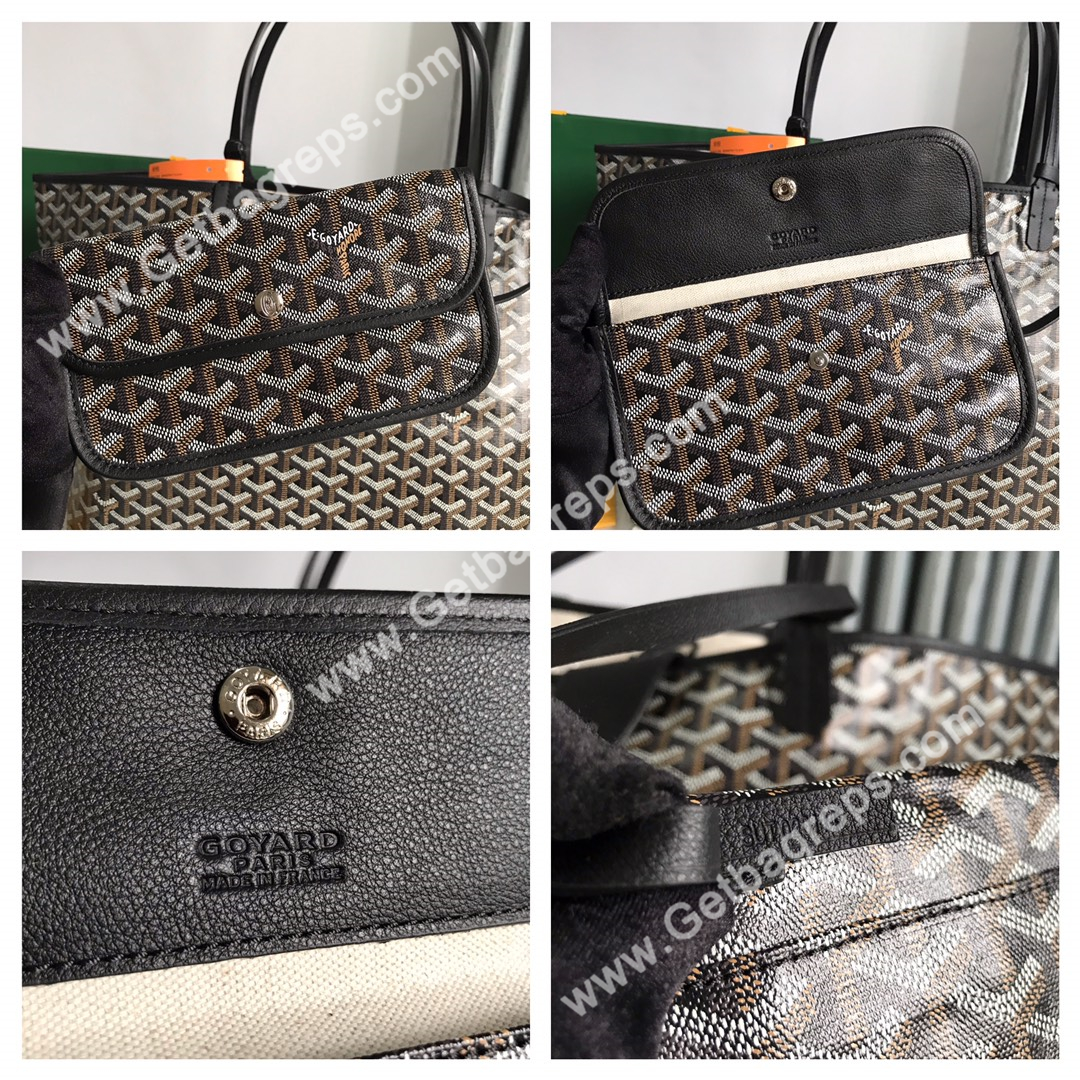 Goyard Saint Louis GM Bag Black