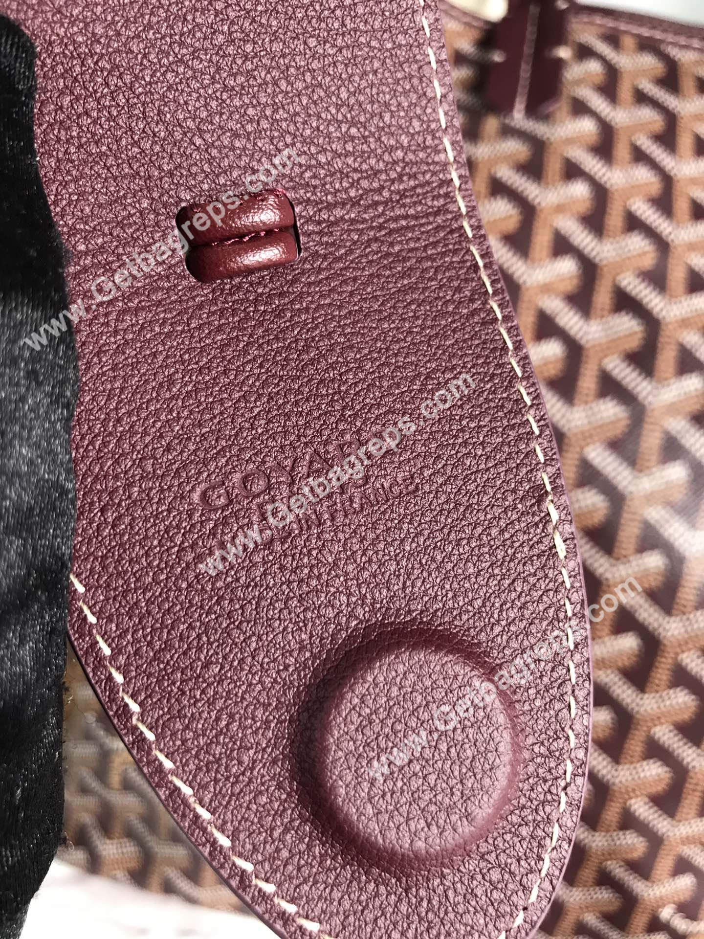 Goyard Saint Louis GM Bag Burgundy